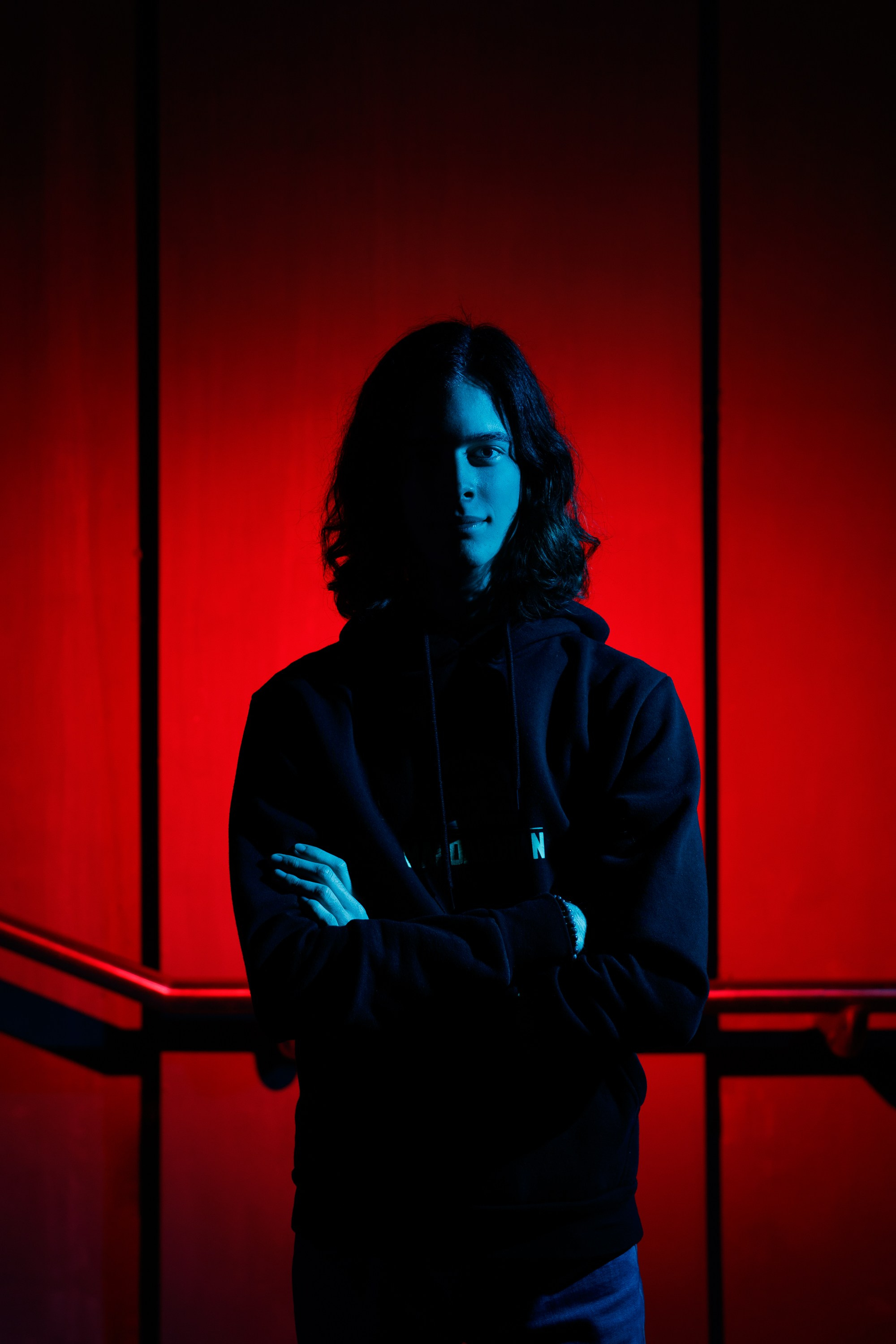 Фотосессия с неоновым светом и вспышками. Свадебный и портретный фотограф в Воронеже Нестеренко Илья