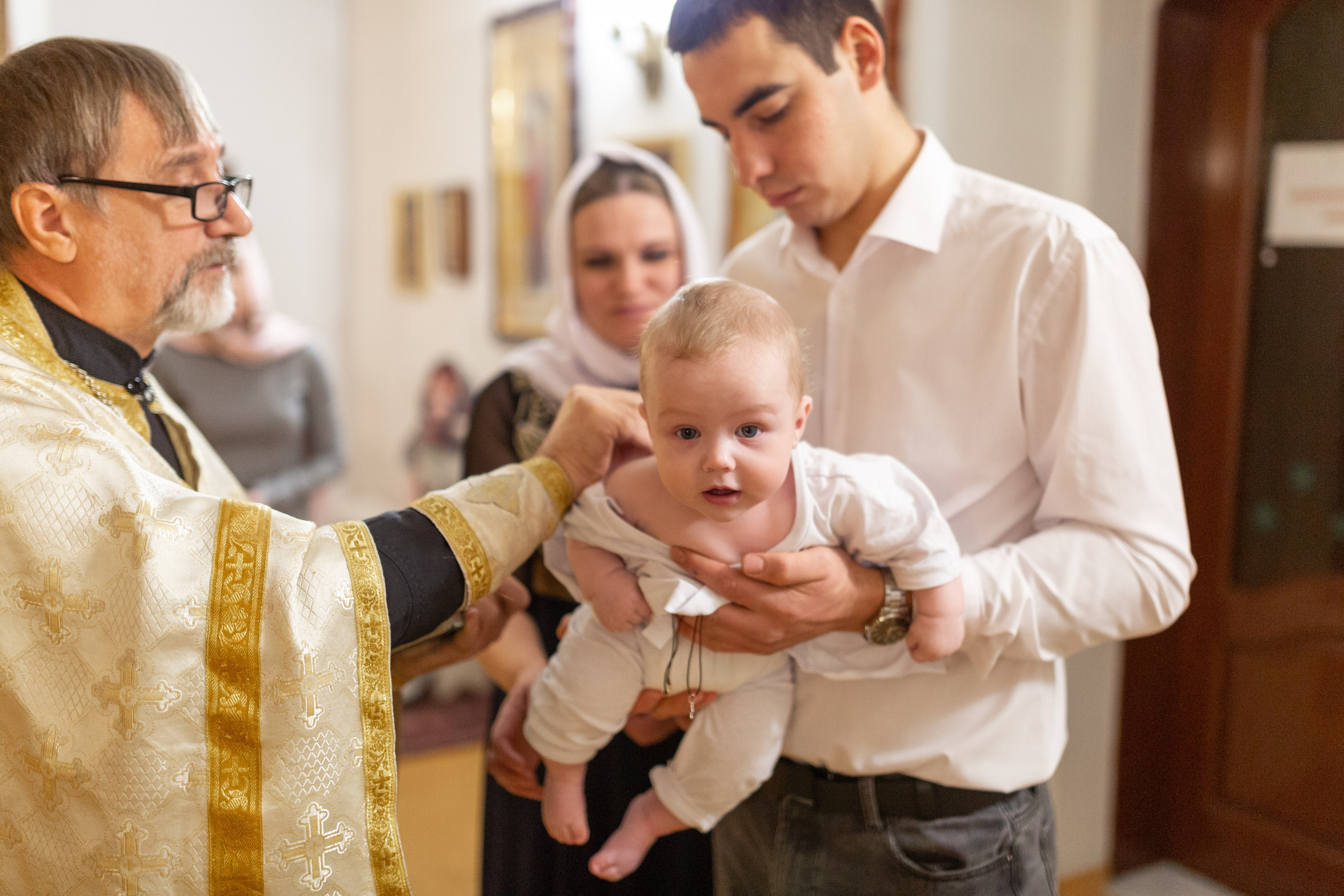 Таинство крещения. Фотограф Комаров Сергей