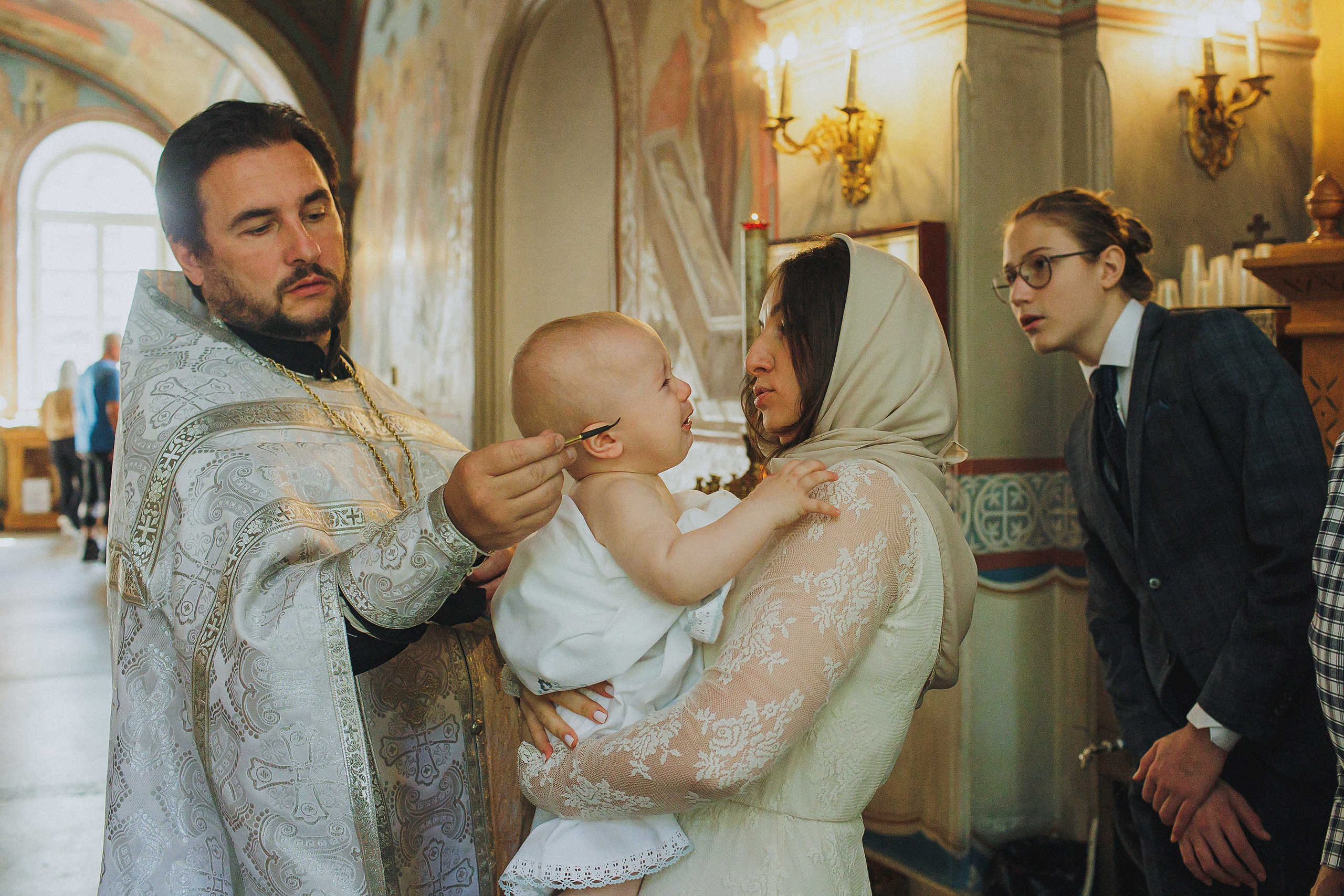 Таинство крещения в Люберцах и Москве. Фотограф в Москве и Люберцах Анна Ушакова