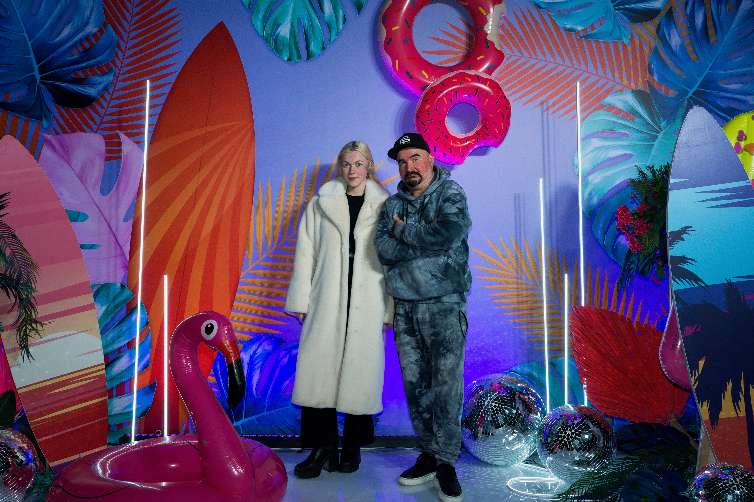 МТС корпоратив Гавайская вечеринка. Фотограф