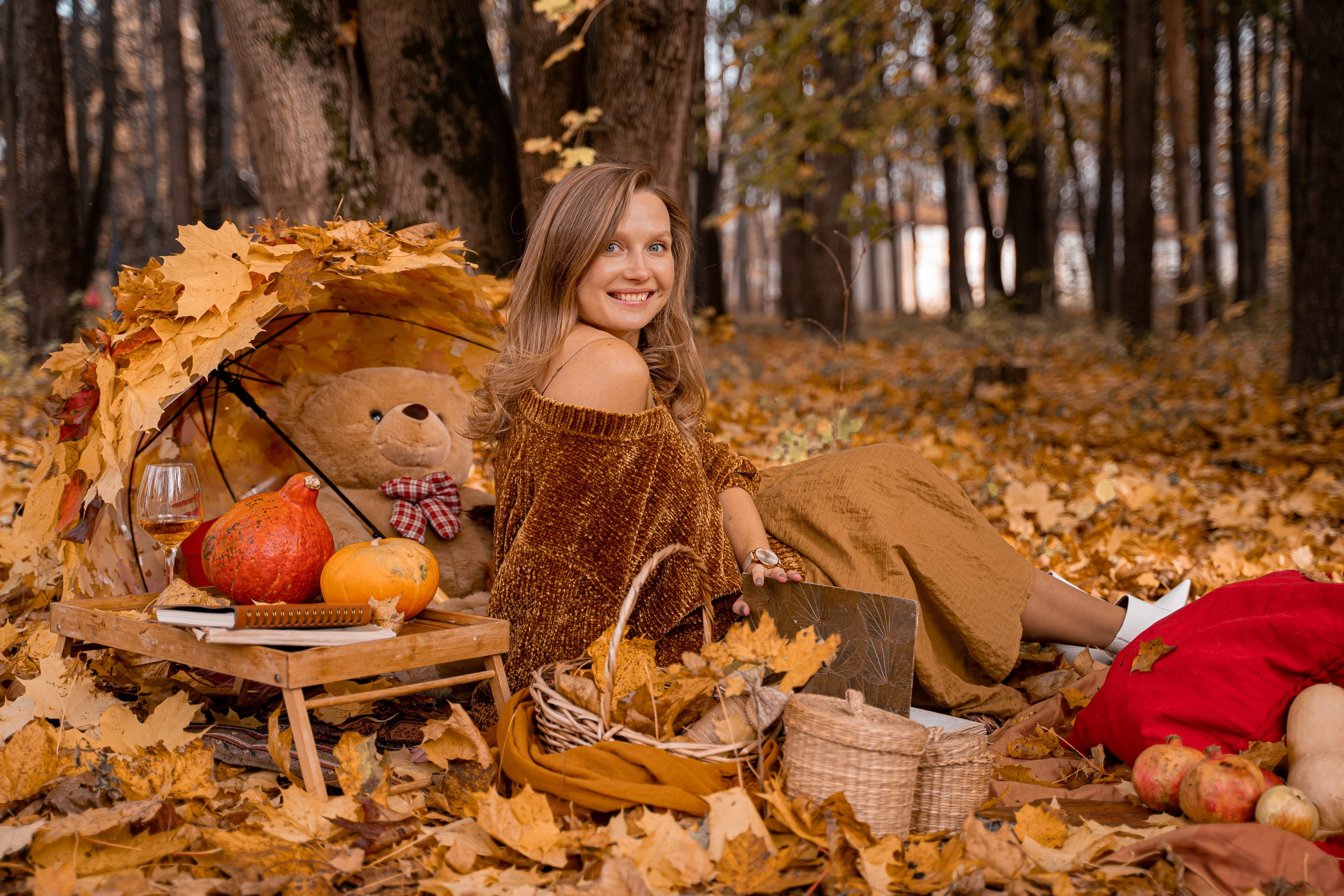Осенний девичник. Портретный фотограф в Москве Юлия Красовская