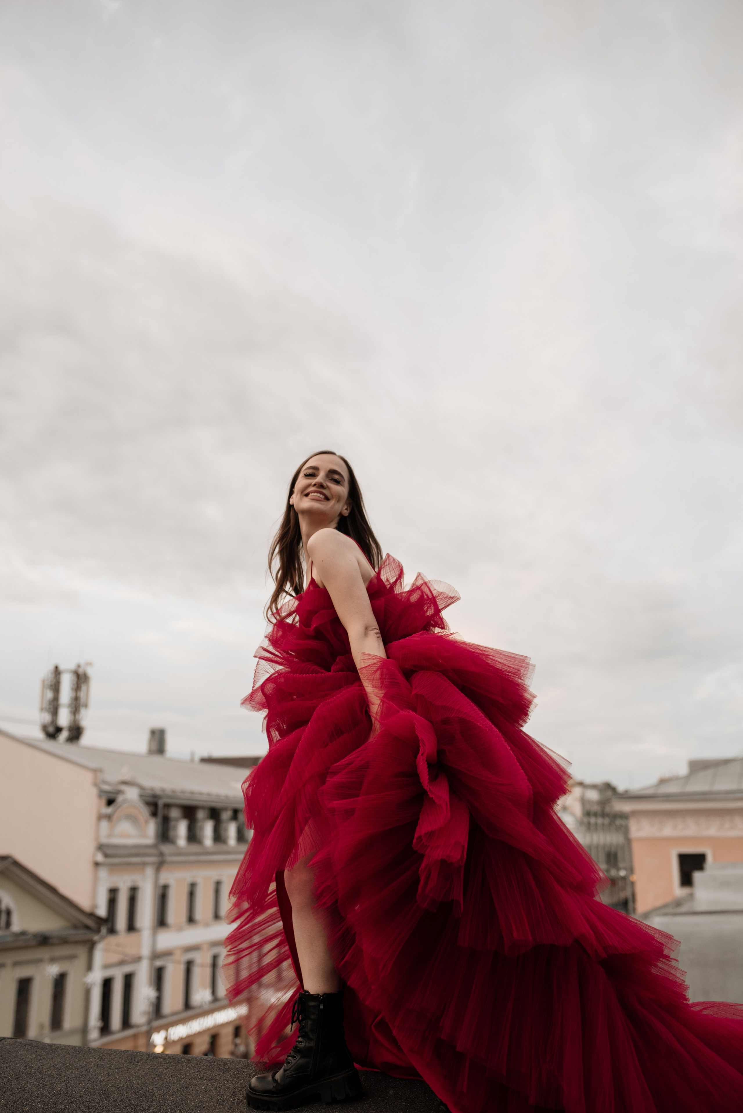 Аня ♡ Крыша. Фотограф Ольга Плеханова | Нижний Новгород, Москва