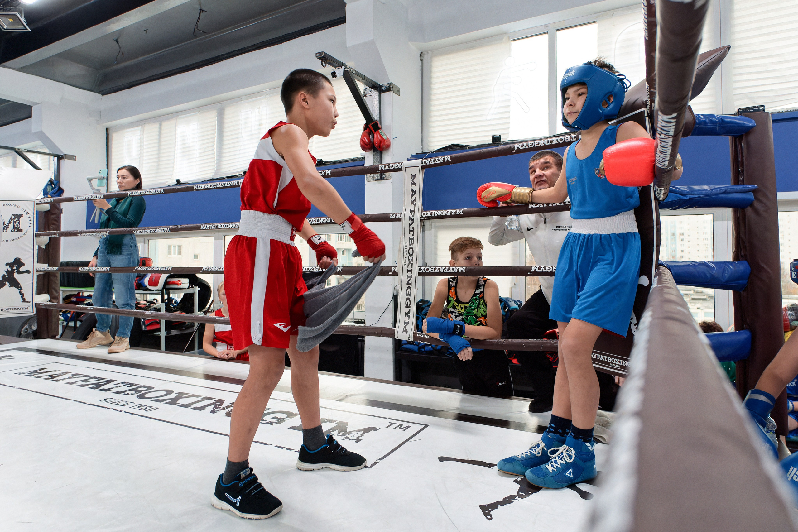 «Открытый ринг» в школе бокса Сергея Майфата. Зеленоград, 12.11.2023 г. Фотограф Никифоров-Гордеев Сергей. Москва и МО