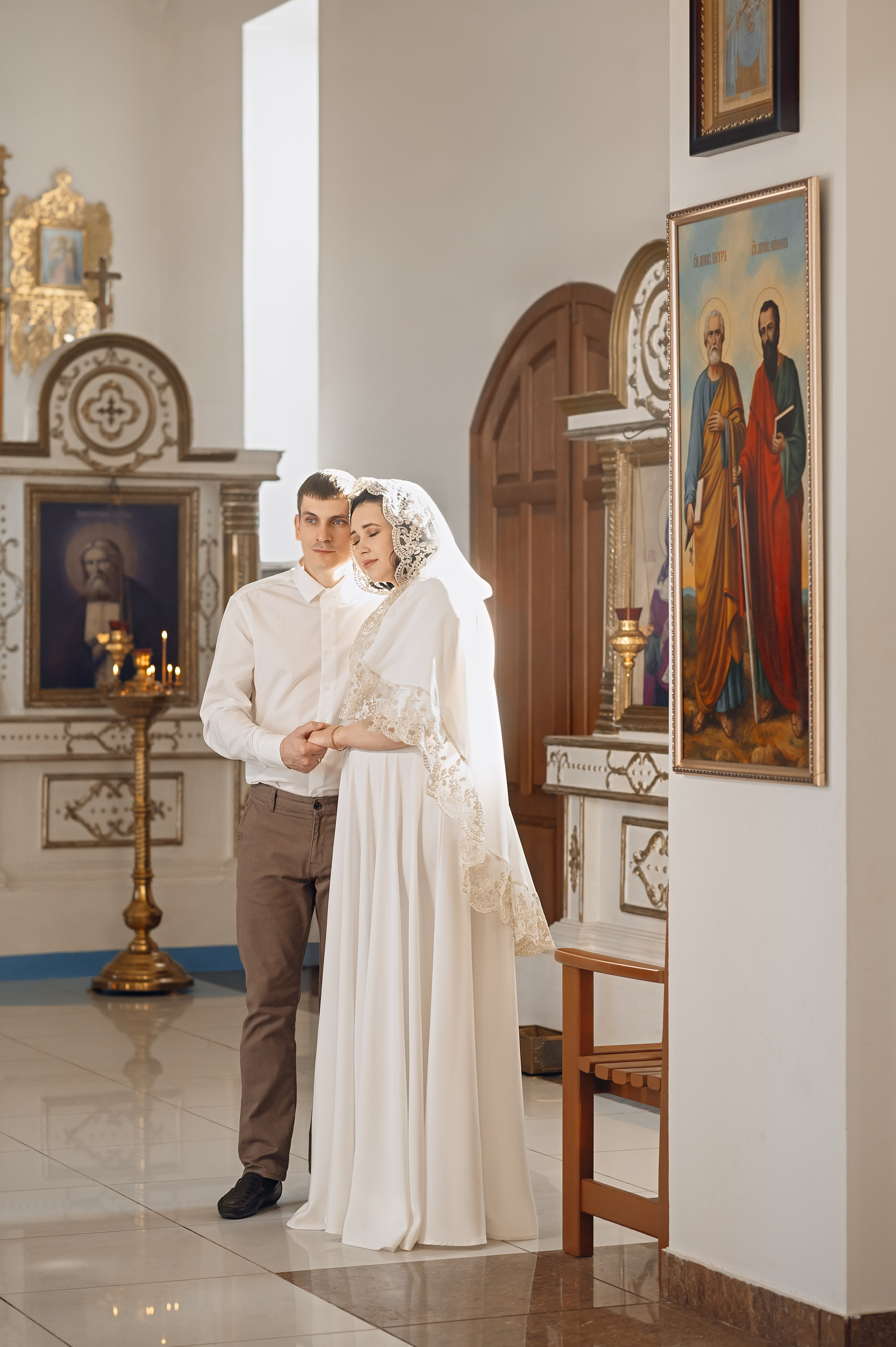 Венчание в храме Благовещения Пресвятой Богородицы. Церковный фотограф на Таинство Крещения и Венчания в Оренбурге и Оренбургской области Екатерина Белкина