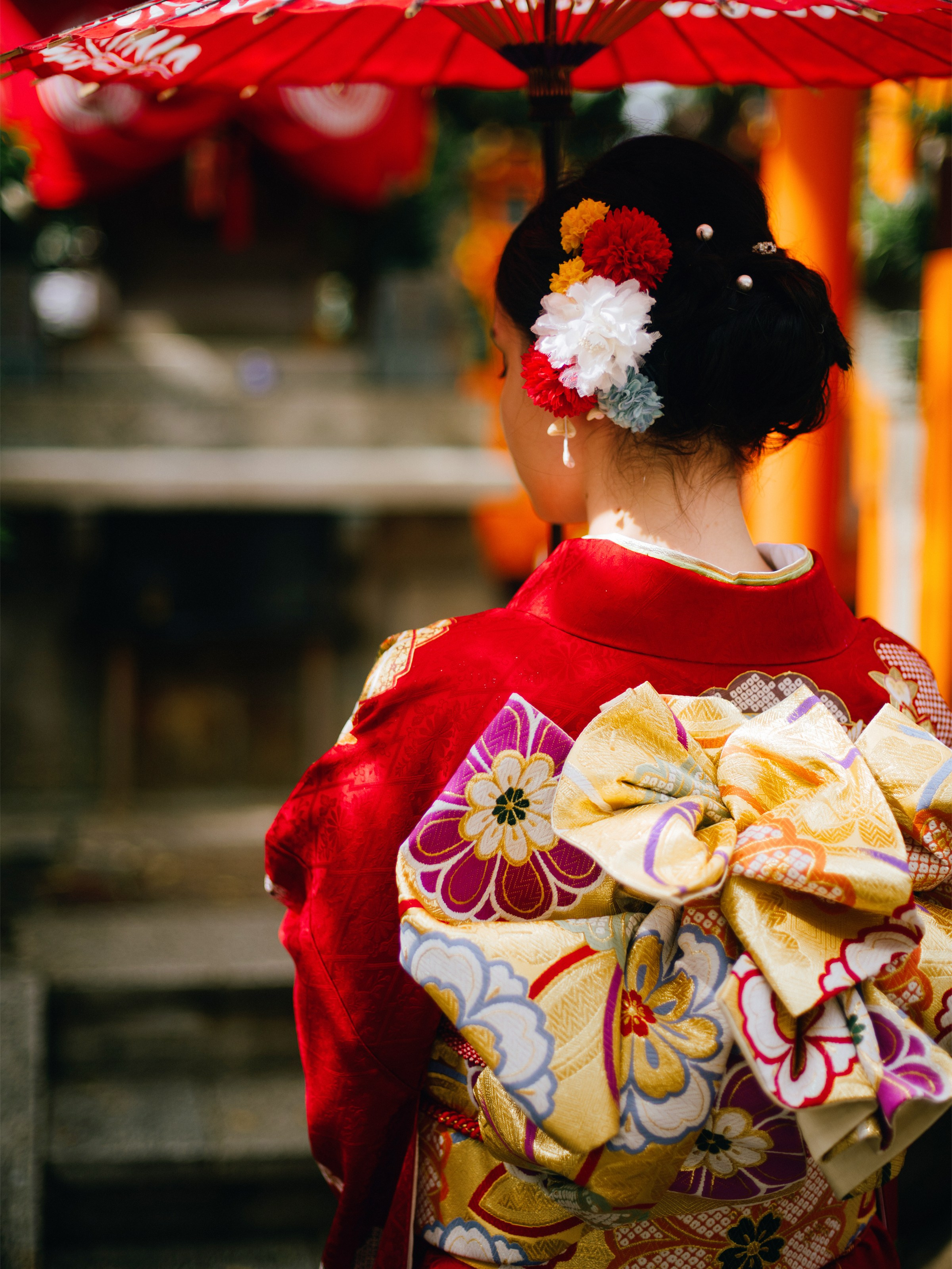Kimono photoshoot in Kyoto. Photographer in Tokyo Anatolii Ozarto