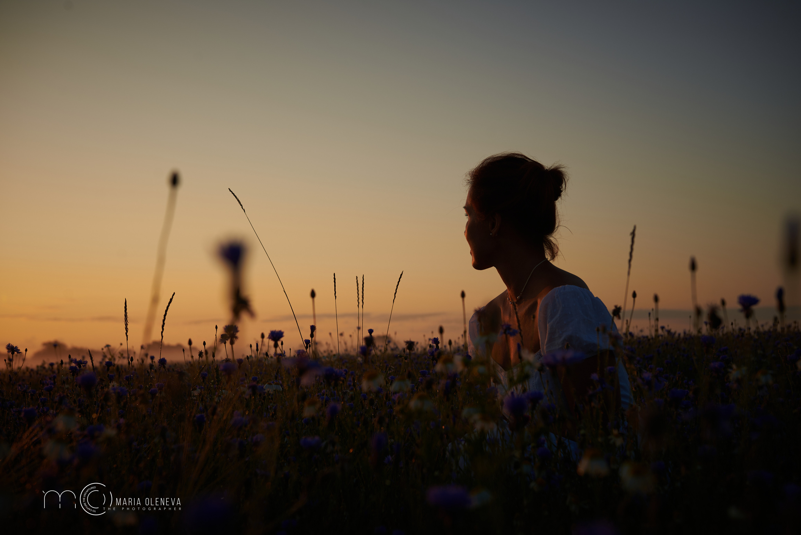 Елена в васильках. Фотограф Мария Оленева