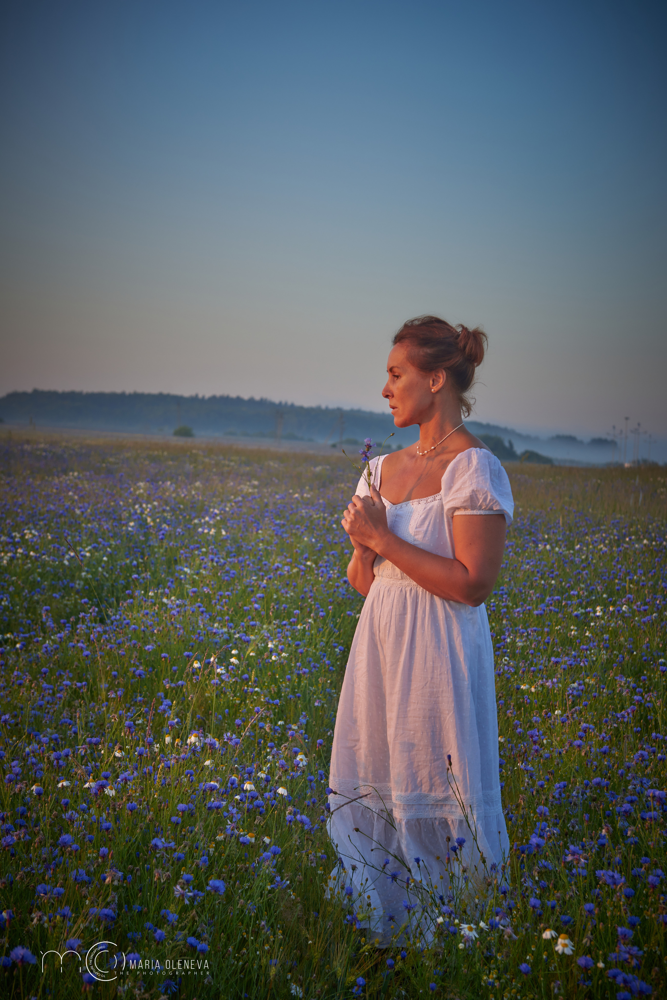 Елена в васильках. Фотограф Мария Оленева