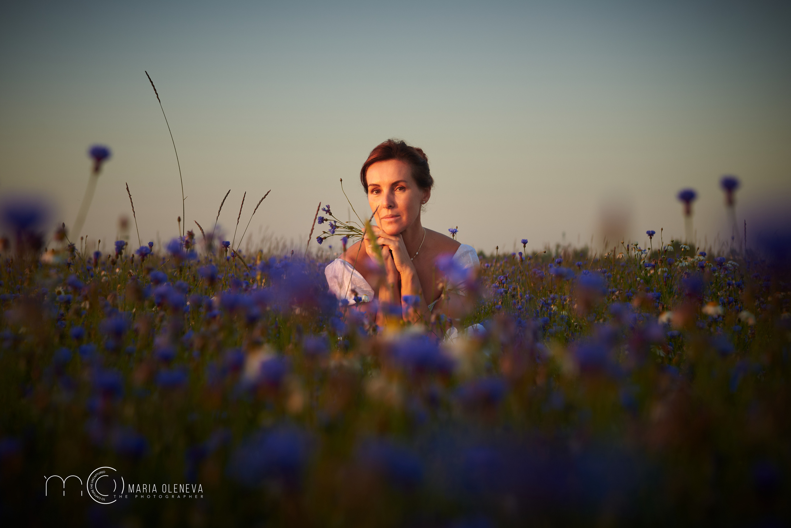 Елена в васильках. Фотограф Мария Оленева