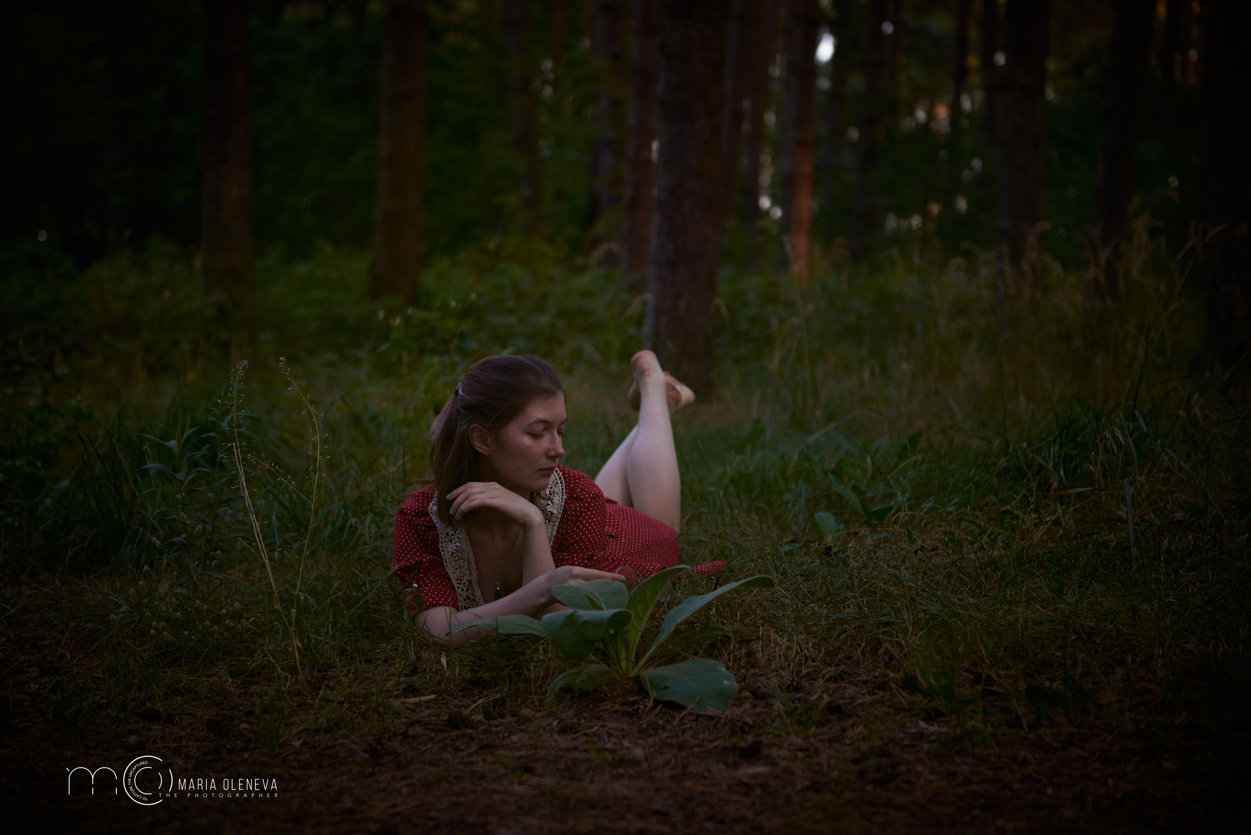 Кристина на рассвете. Фотограф Мария Оленева