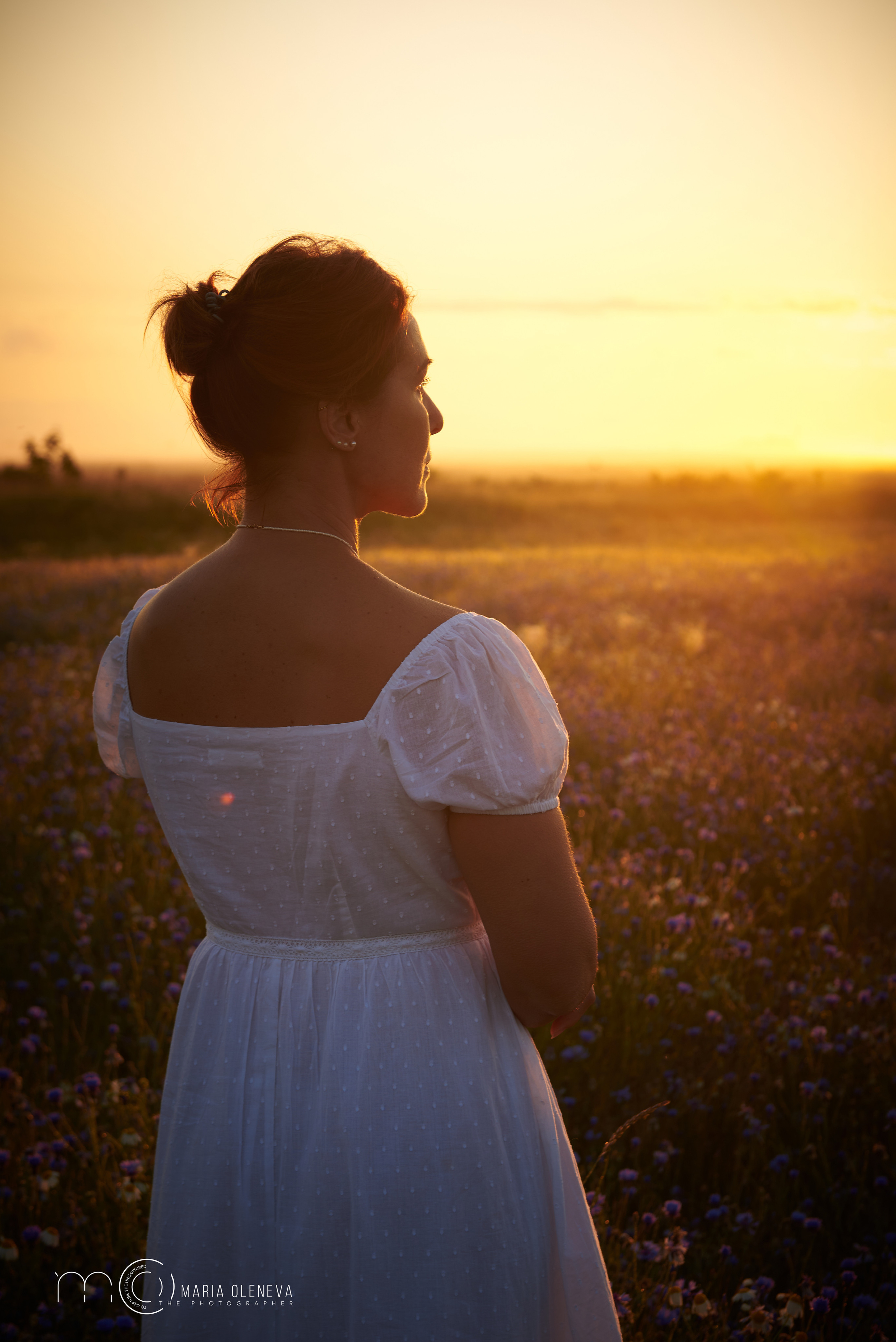 Елена в васильках. Фотограф Мария Оленева