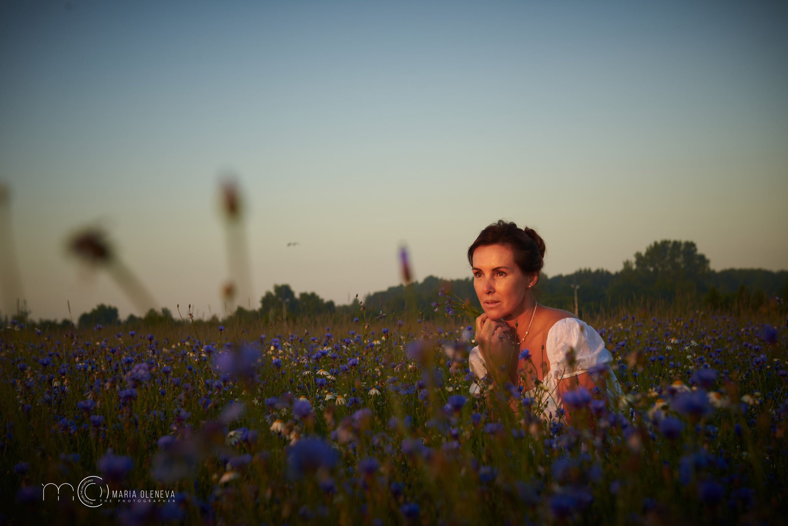 Елена в васильках. Фотограф Мария Оленева