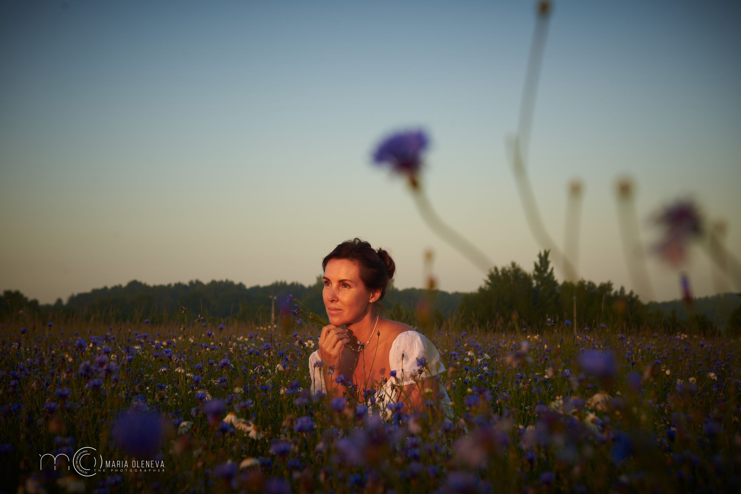 Елена в васильках. Фотограф Мария Оленева