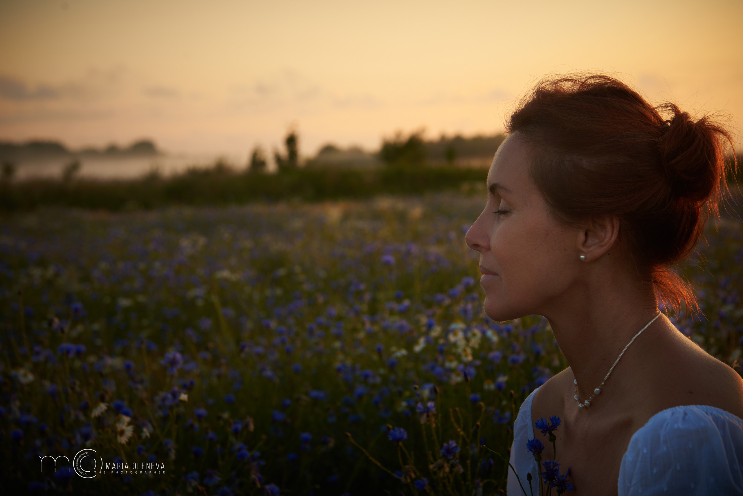 Елена в васильках. Фотограф Мария Оленева
