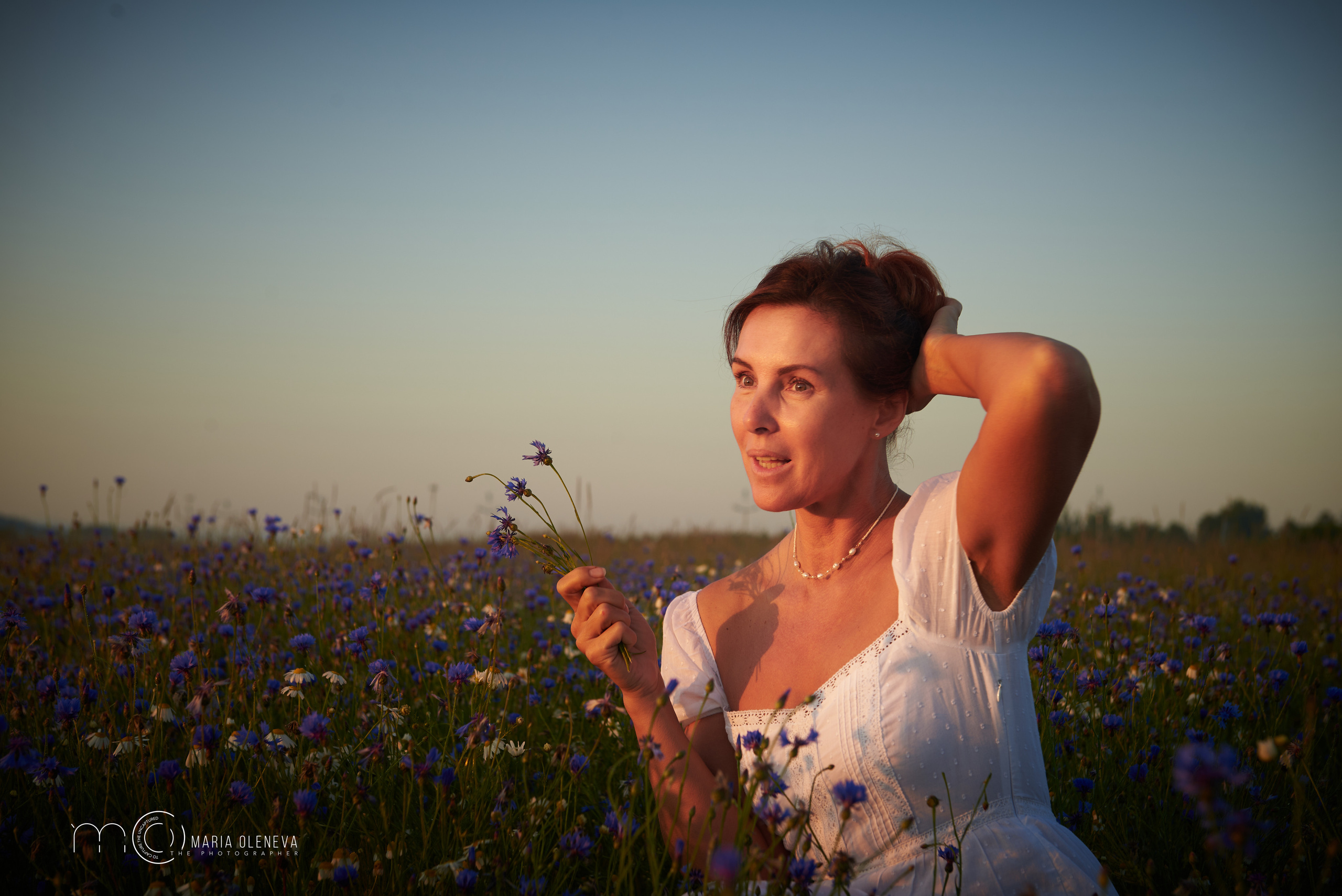 Елена в васильках. Фотограф Мария Оленева