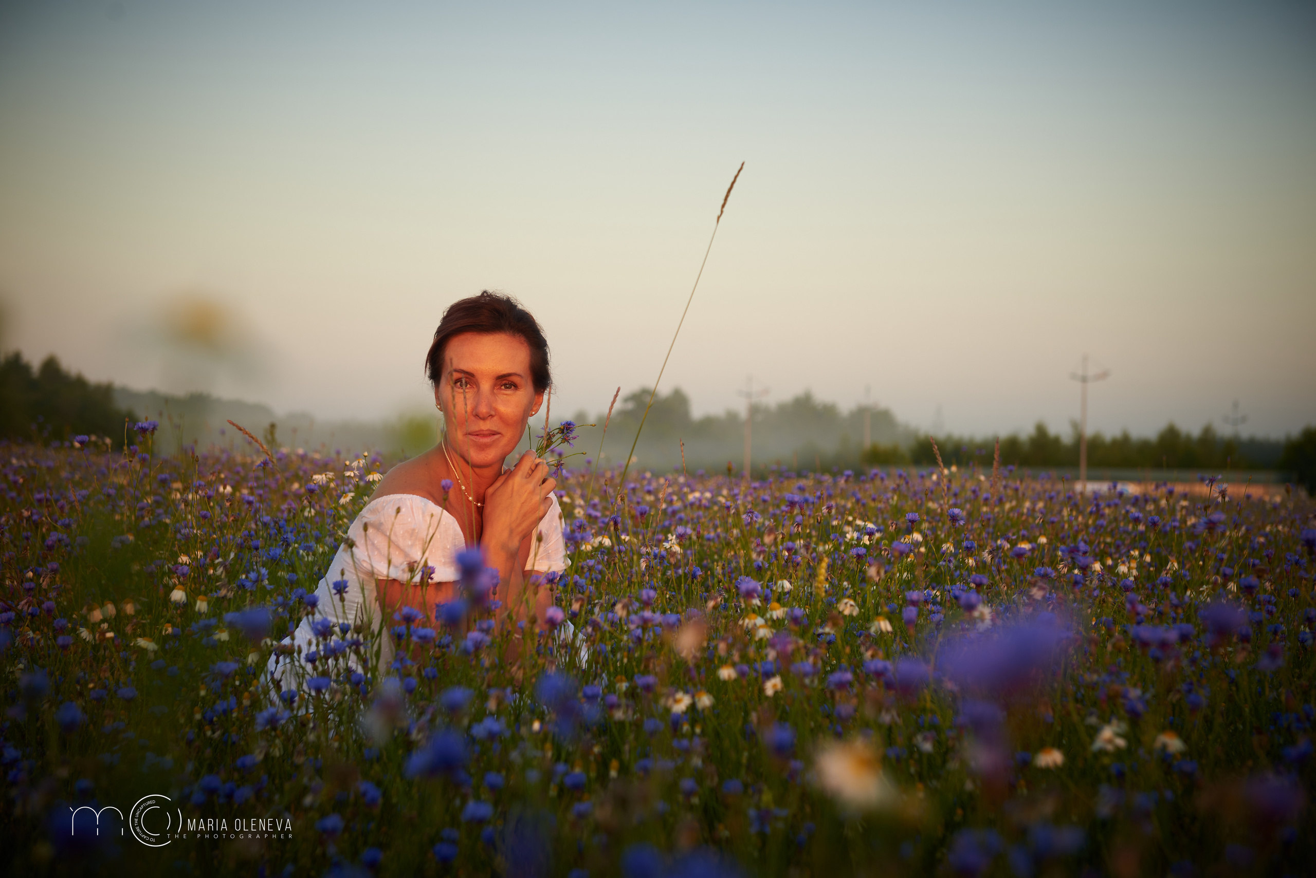 Елена в васильках. Фотограф Мария Оленева