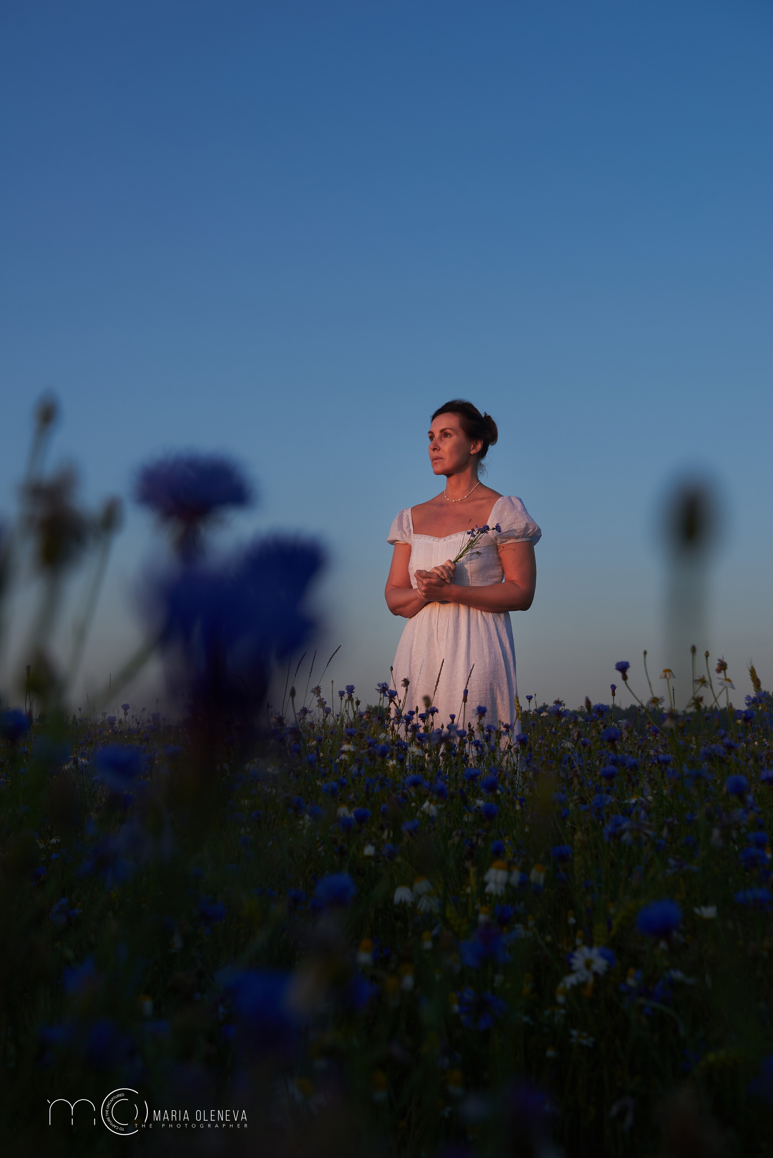 Елена в васильках. Фотограф Мария Оленева