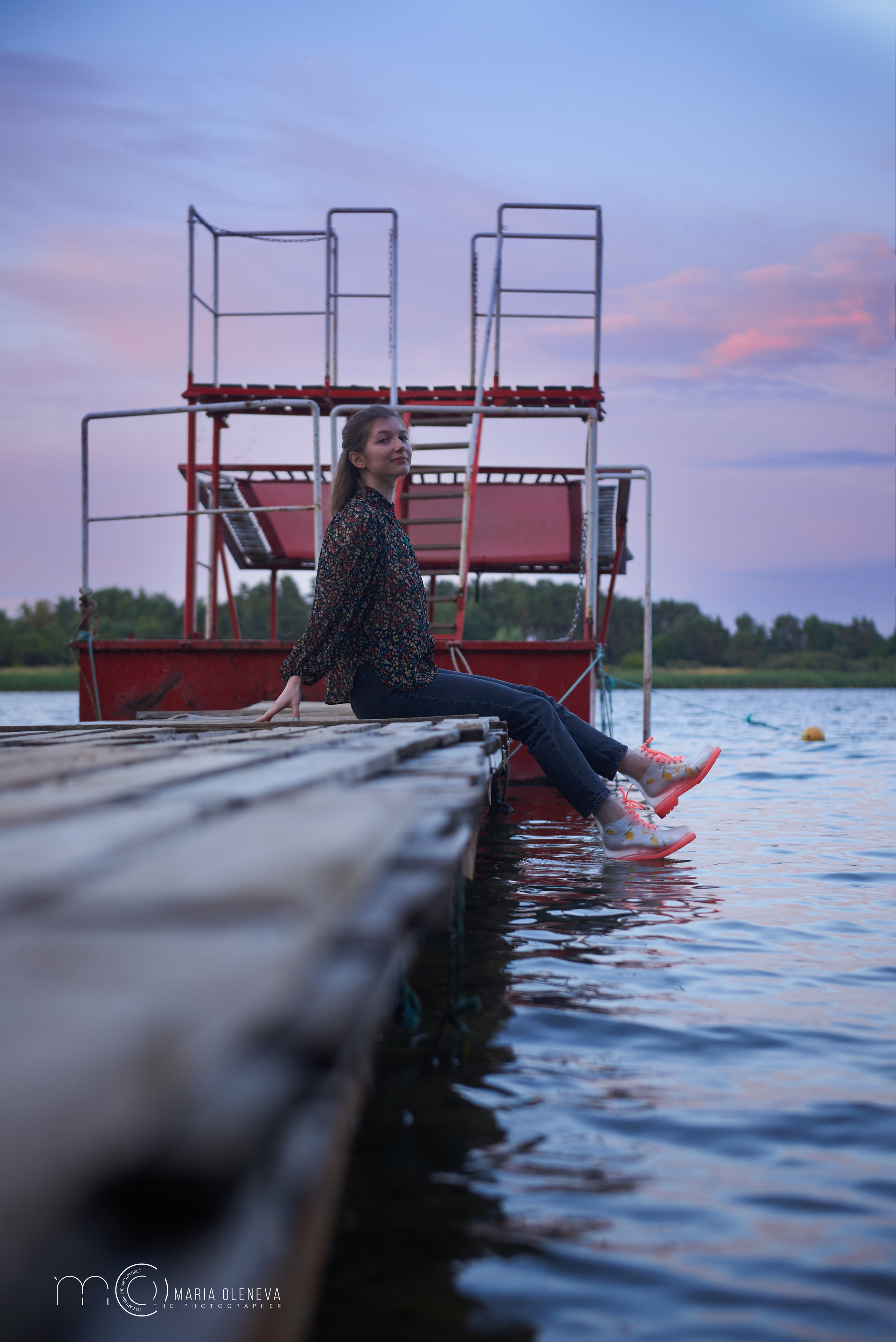 Кристина на рассвете. Фотограф Мария Оленева