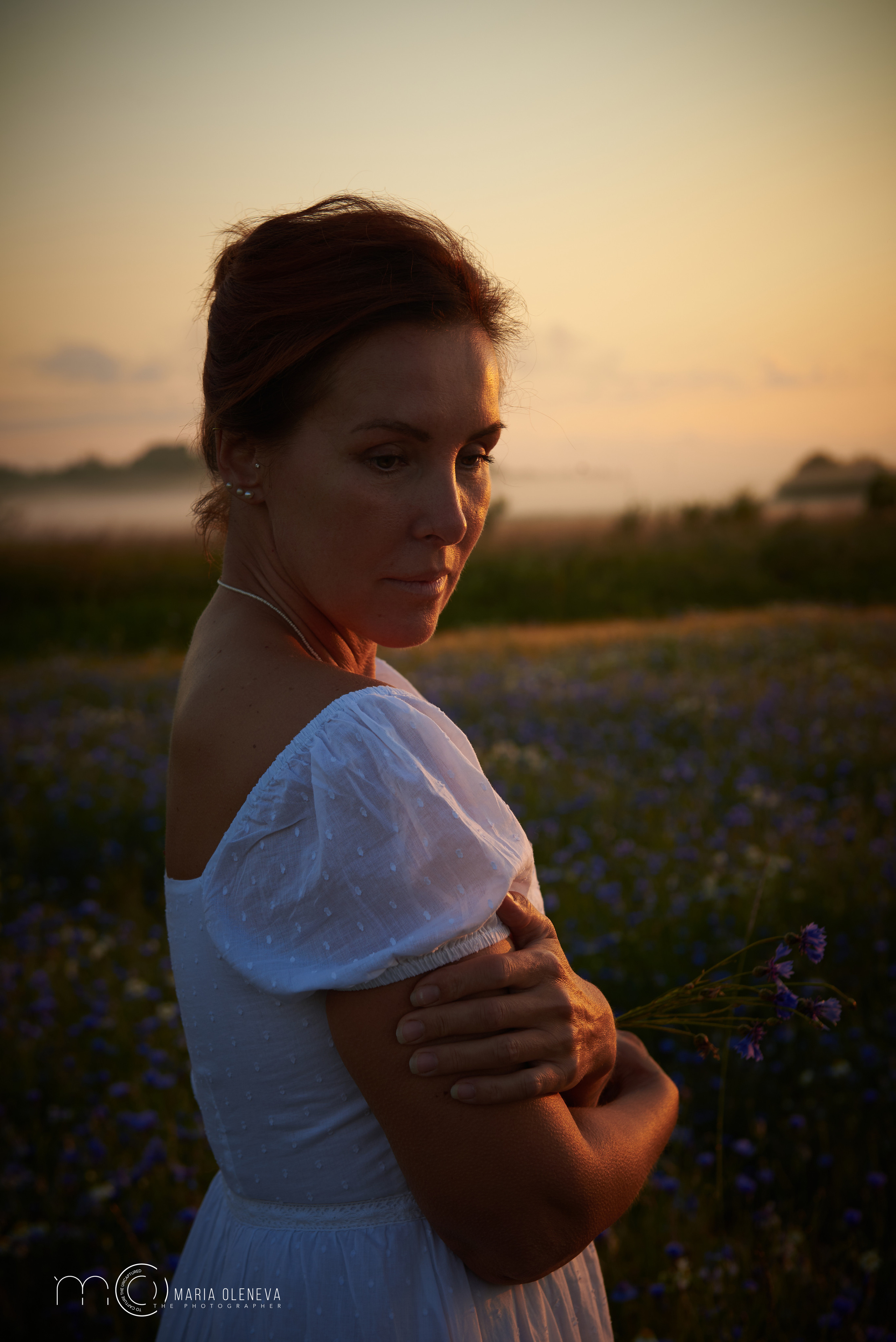 Елена в васильках. Фотограф Мария Оленева
