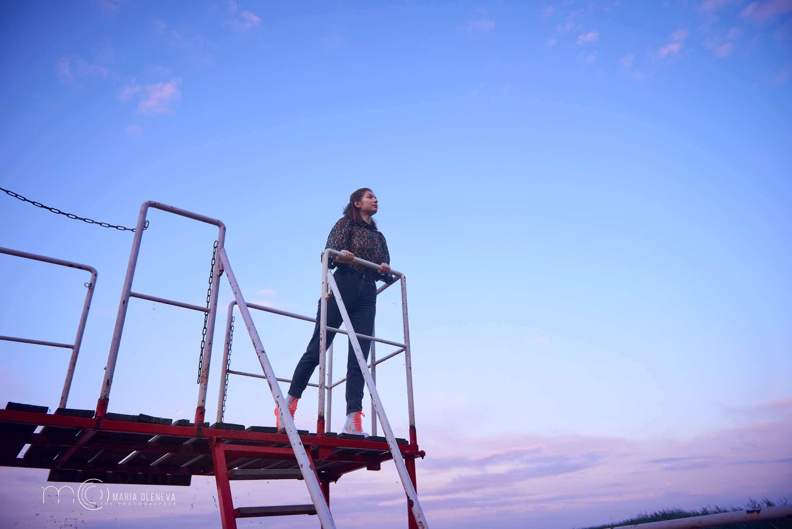 Кристина на рассвете. Фотограф Мария Оленева
