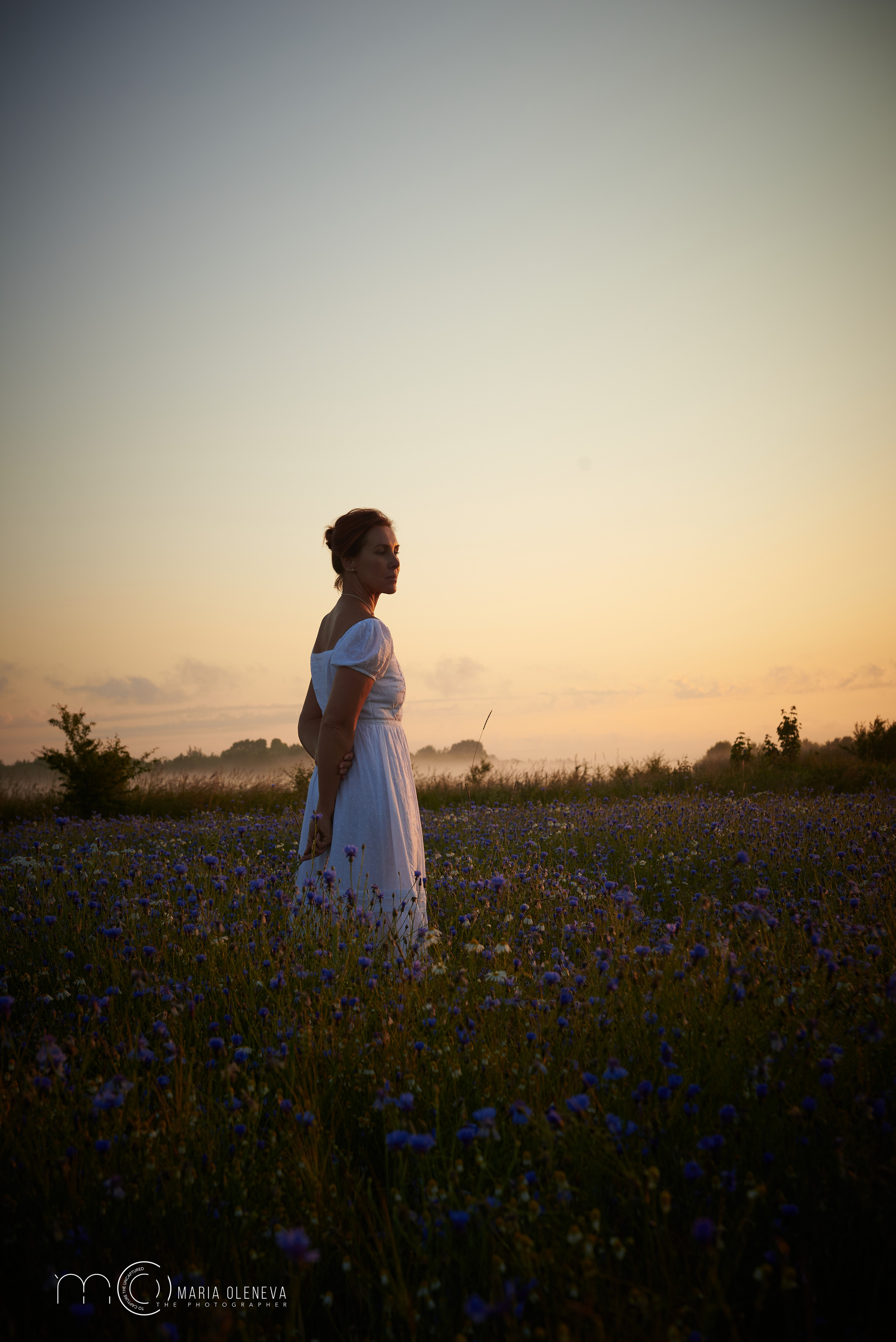 Елена в васильках. Фотограф Мария Оленева