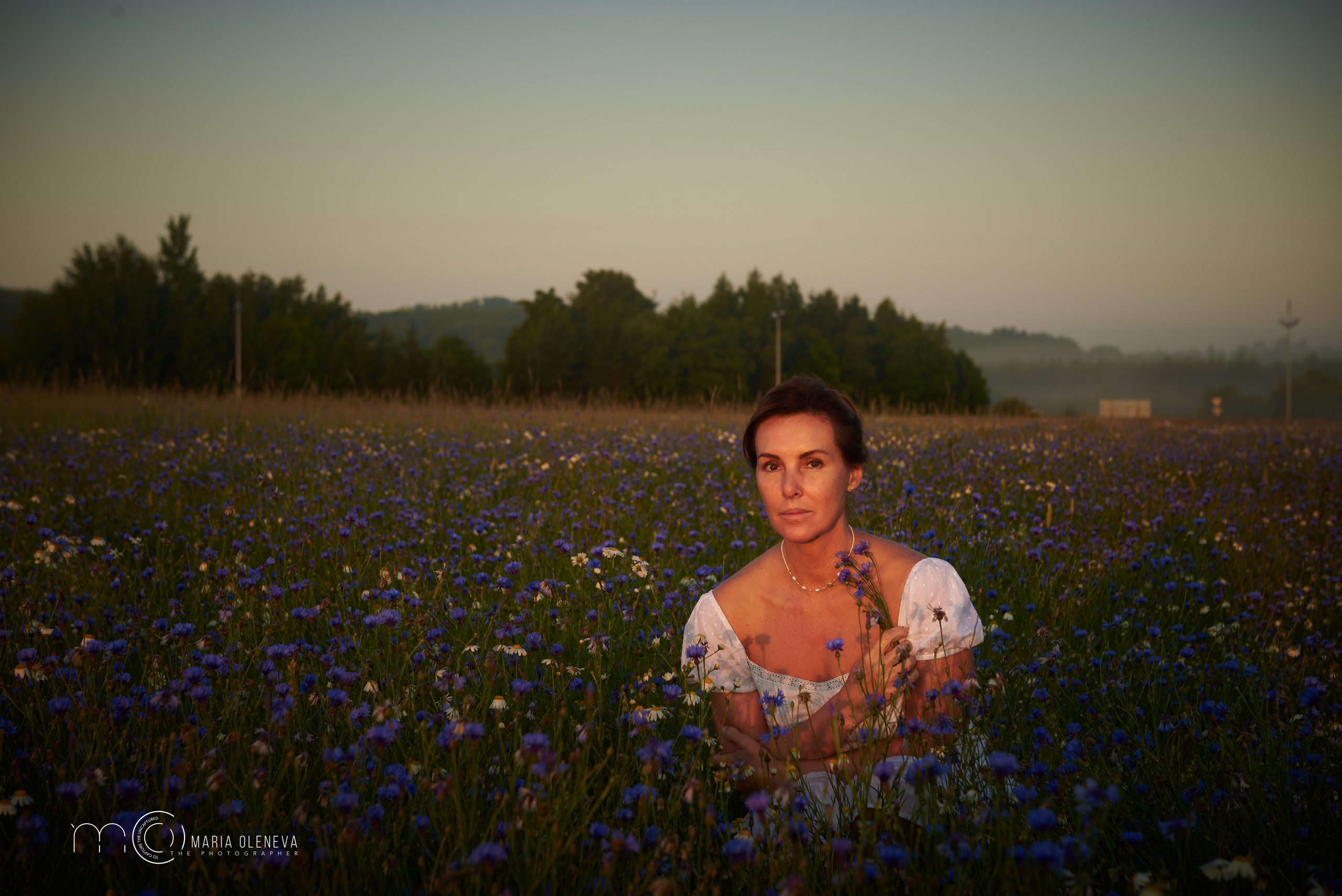 Елена в васильках. Фотограф Мария Оленева