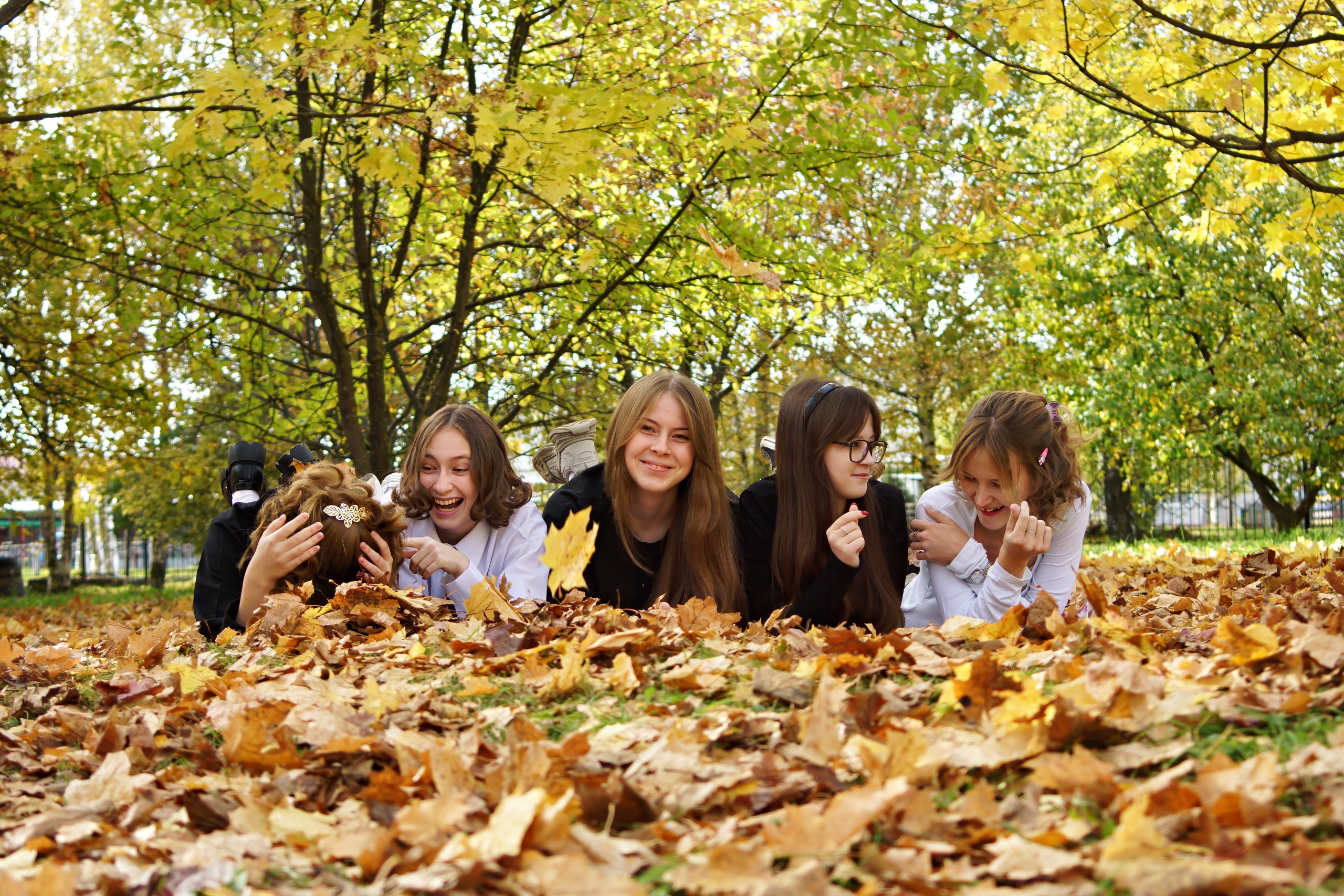 Осенняя фотосессия в школе г. Йошкар-Ола