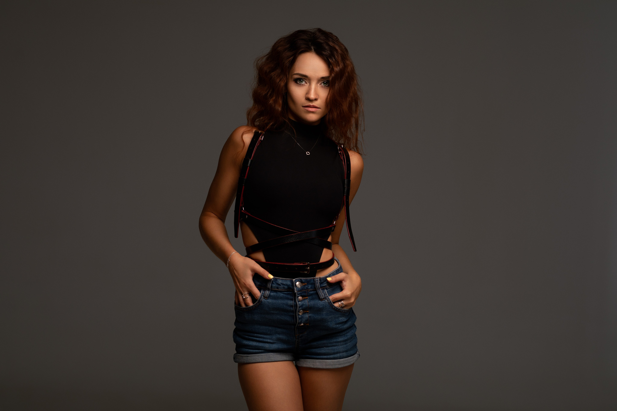 Съемка с Еленой в студии на циклораме для «себя»