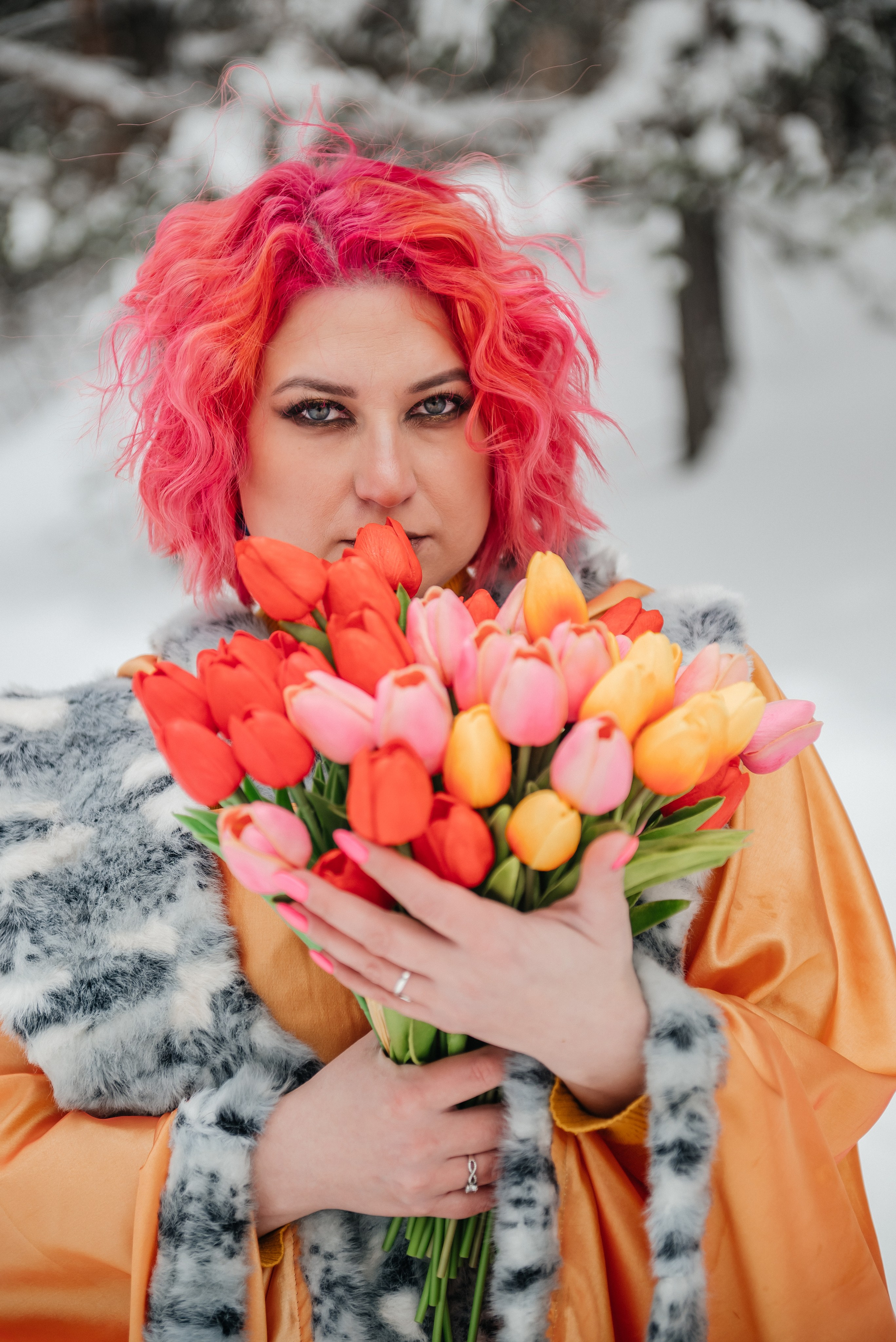 Света и тюльпаны. Свадебный и семейный фотограф в Дзержинске Екатерина Шулакова