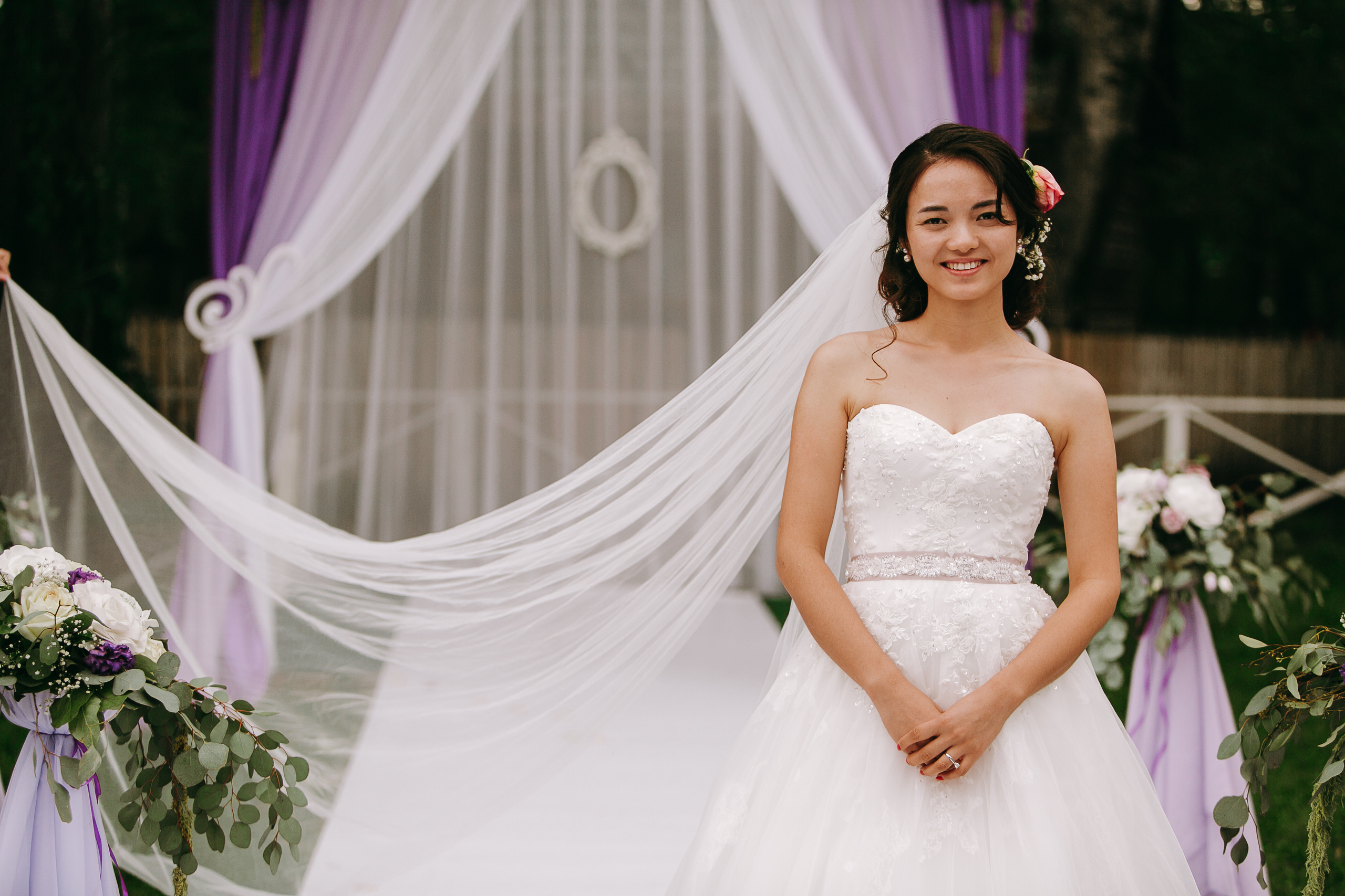 Русско-китайская свадьба. Он — русский. Она — китаянка. Комсомольск. Сентябрь. Свадебный фотограф в Хабаровске