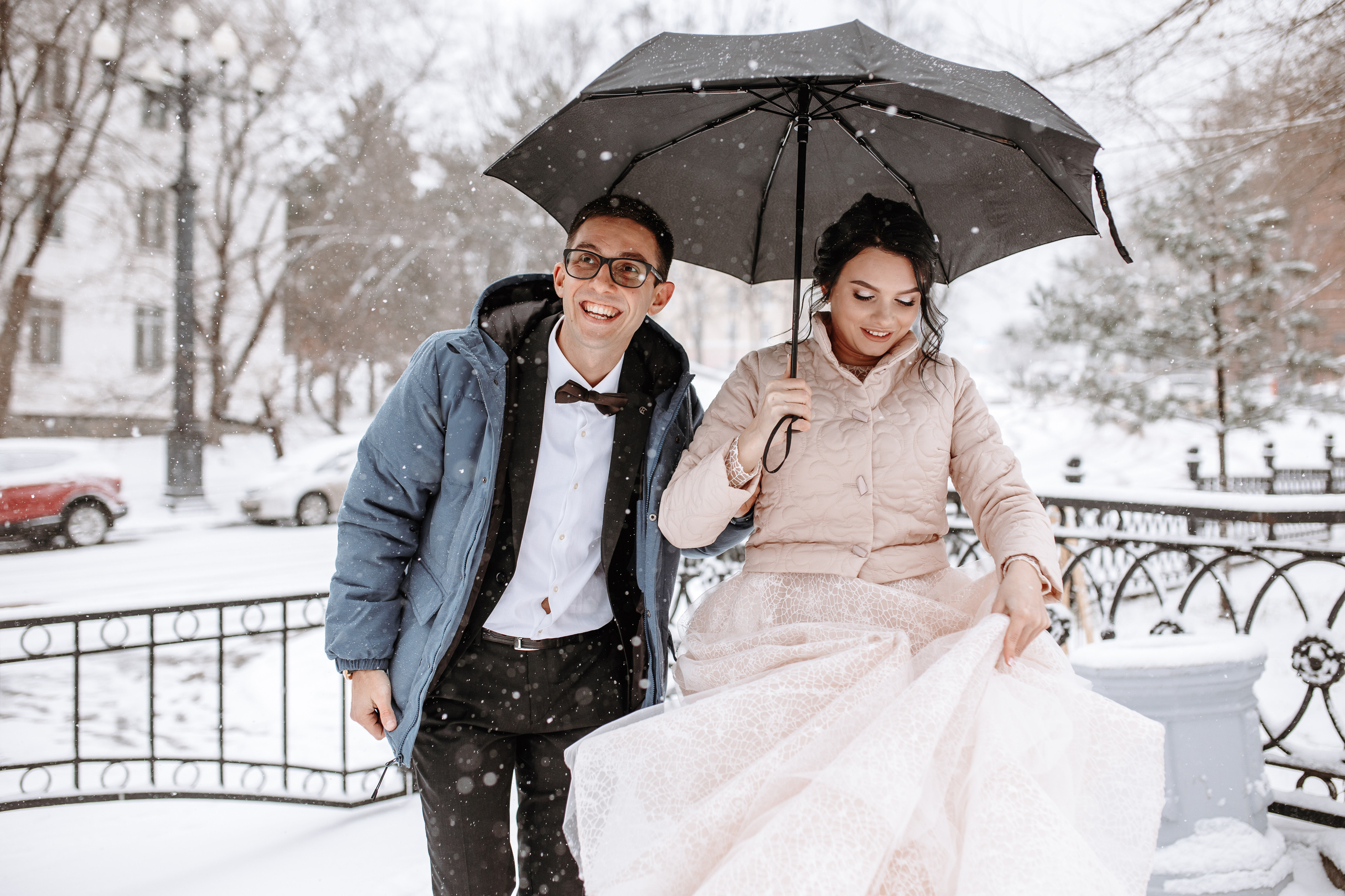 Илья и Яна. Хабаровск. Ноябрь. Немного Прогулка, студия, выездная, банкет. Свадебный фотограф в Хабаровске