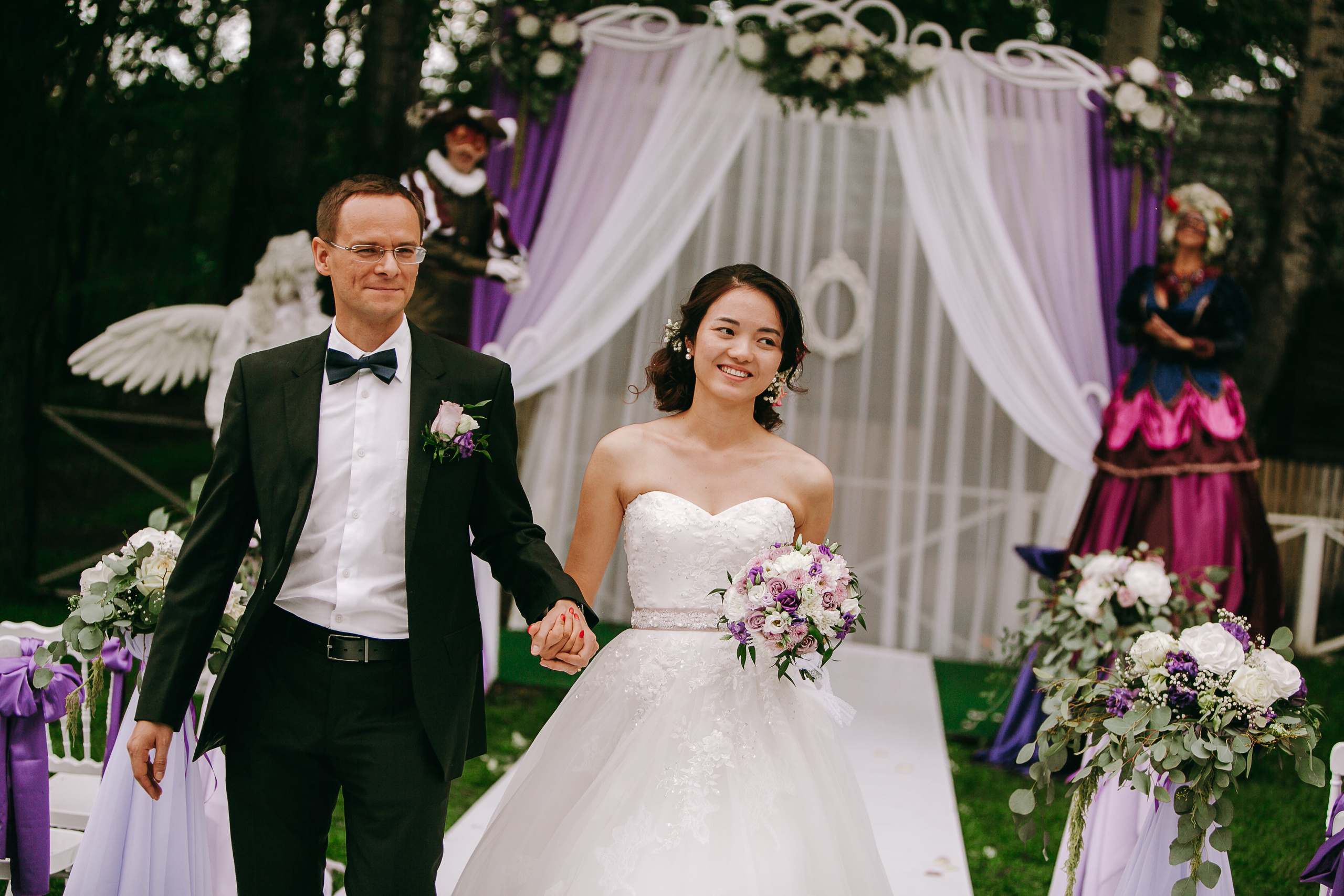 Русско-китайская свадьба. Он — русский. Она — китаянка. Комсомольск. Сентябрь. Свадебный фотограф в Хабаровске