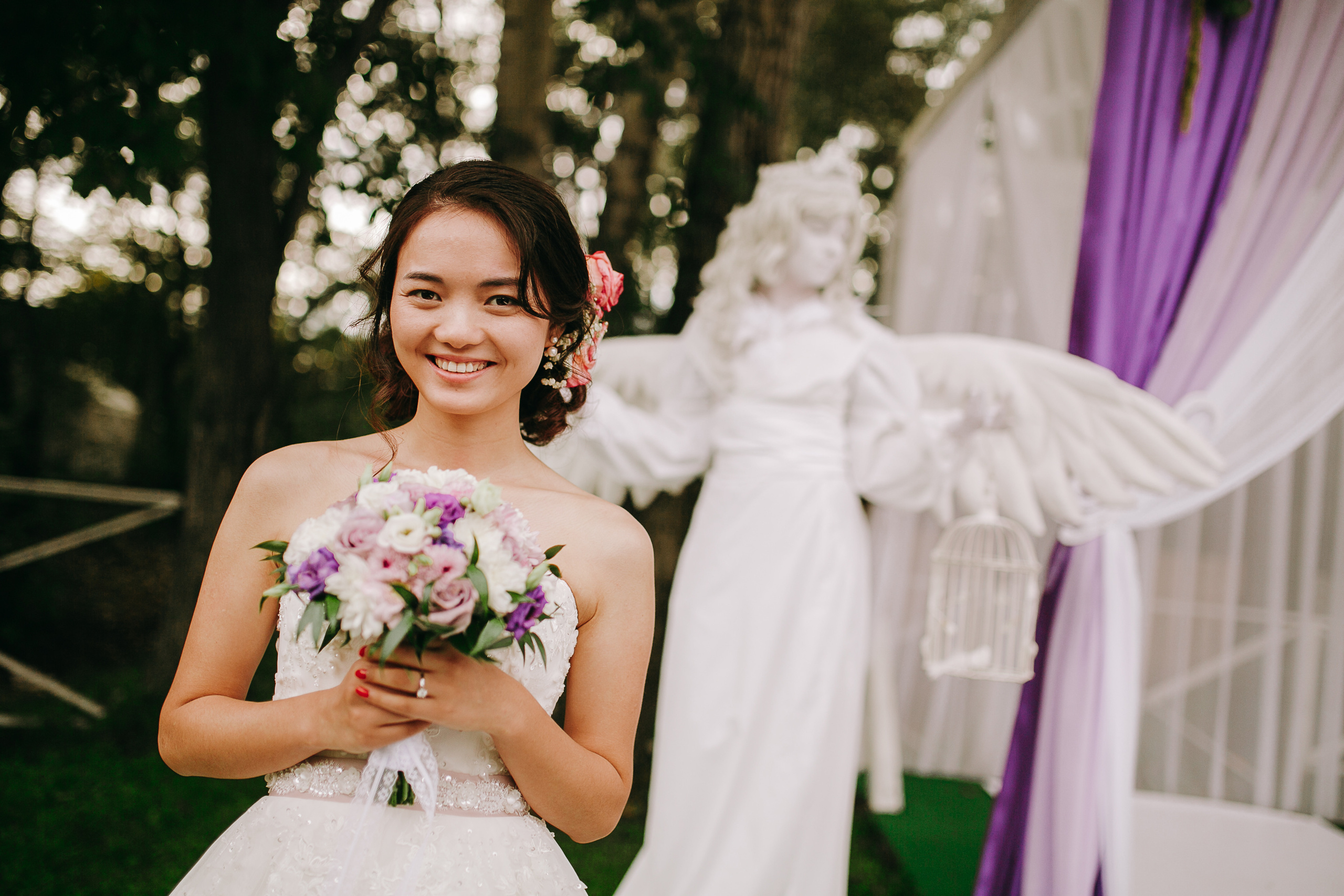 Русско-китайская свадьба. Он — русский. Она — китаянка. Комсомольск. Сентябрь. Свадебный фотограф в Хабаровске