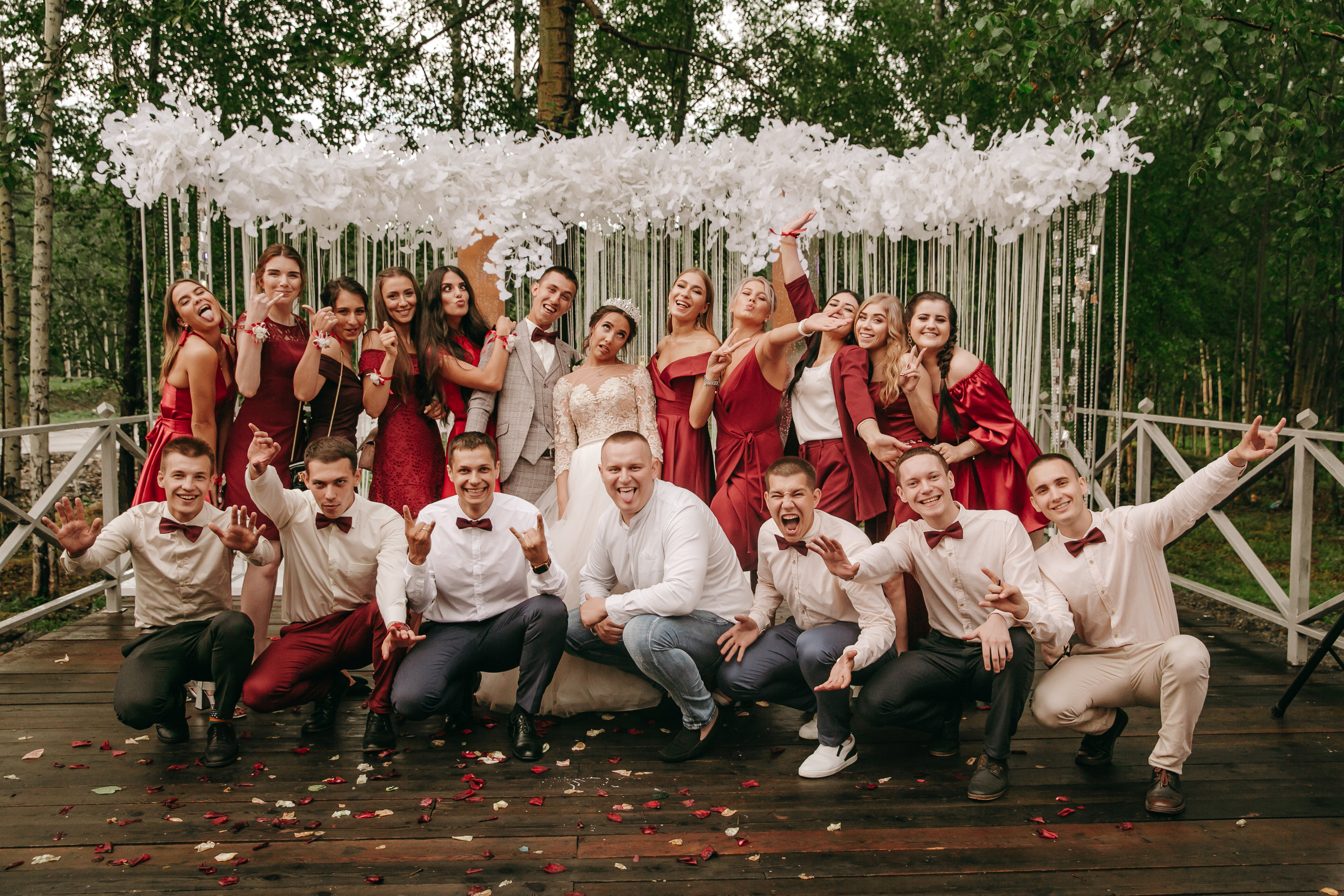 Кирилл и Мария. Солнечный-Холдоми. Выездная регестрация + постановка с гостями. Свадебный фотограф в Хабаровске