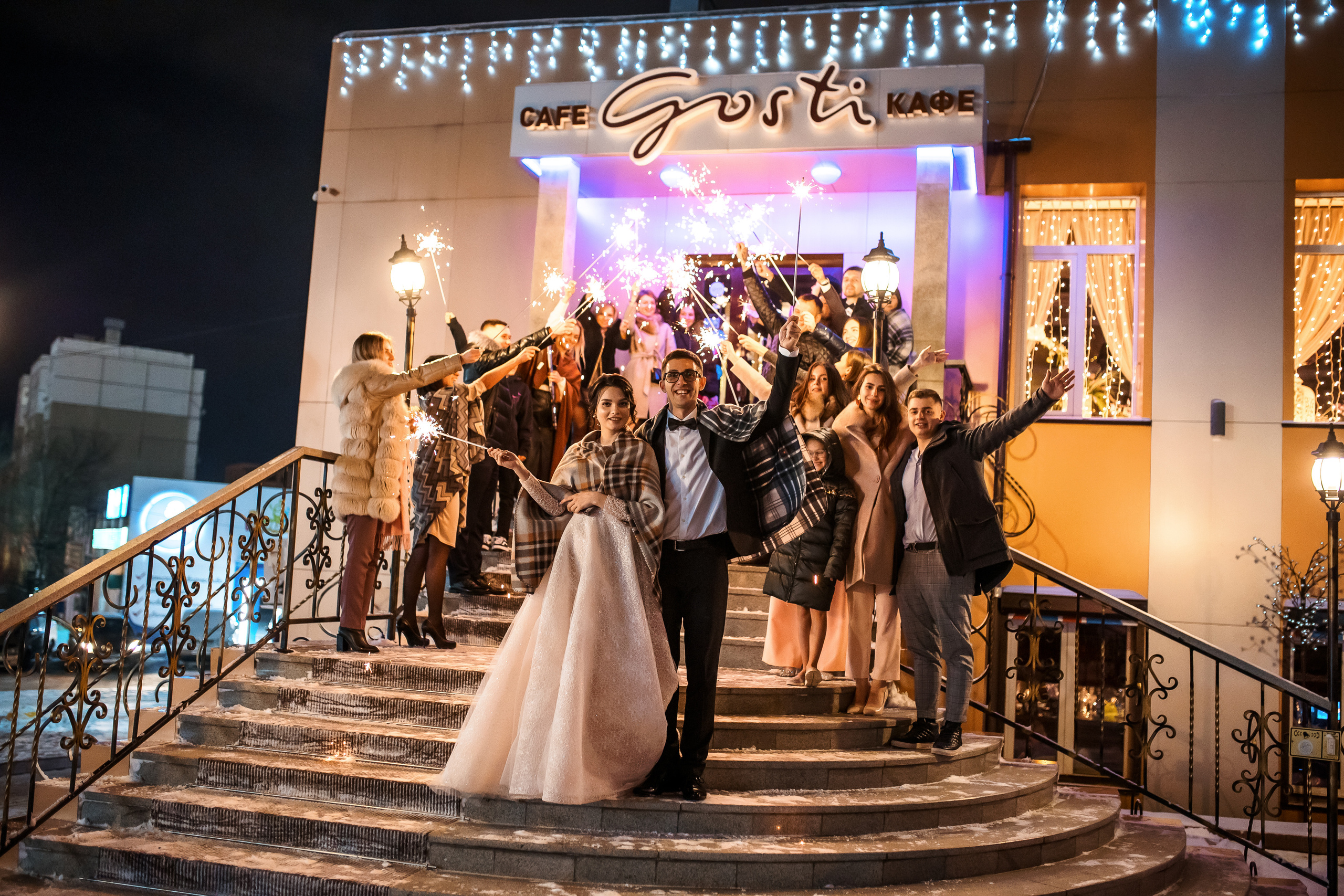 Илья и Яна. Хабаровск. Ноябрь. Немного Прогулка, студия, выездная, банкет. Свадебный фотограф в Хабаровске