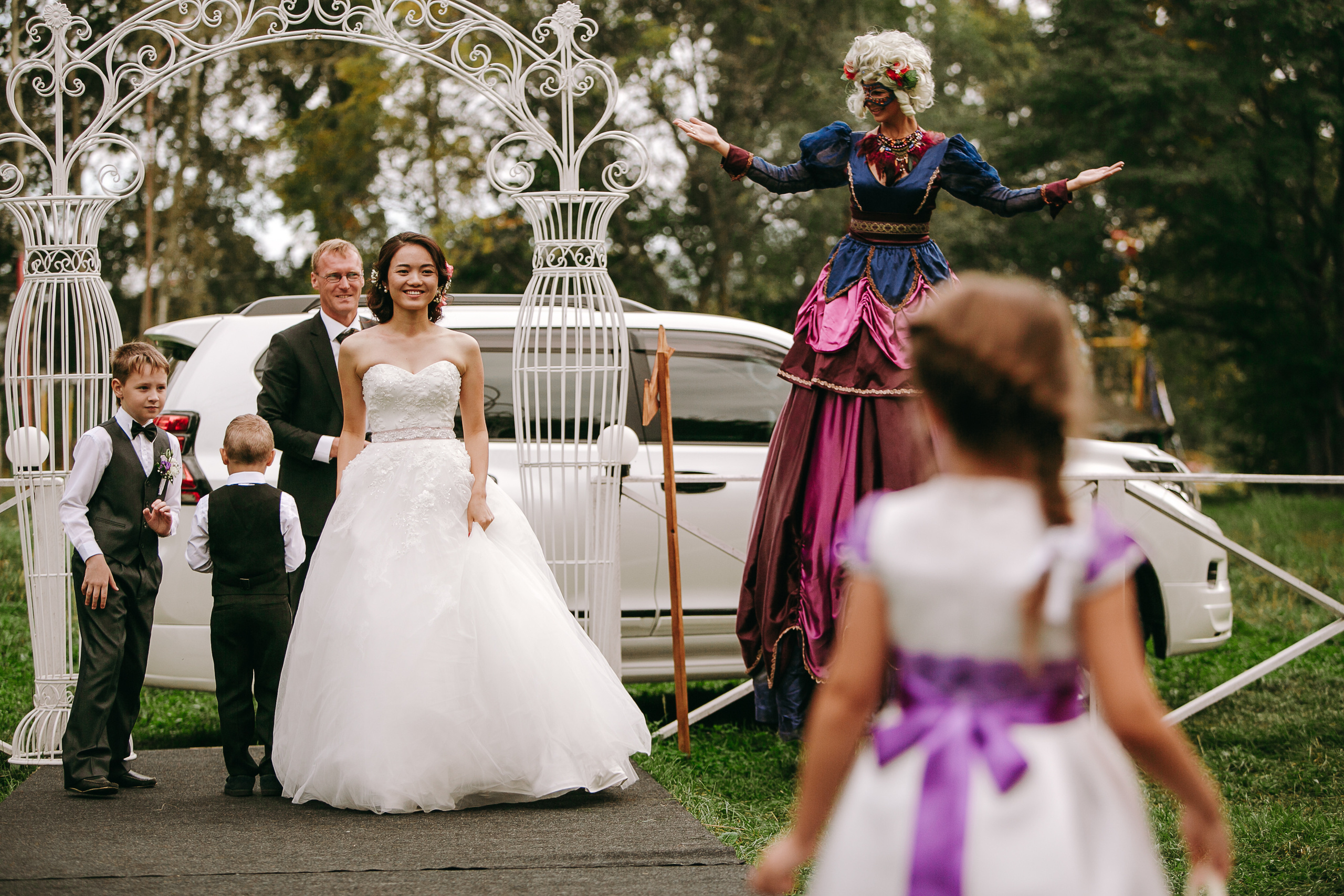 Русско-китайская свадьба. Он — русский. Она — китаянка. Комсомольск. Сентябрь. Свадебный фотограф в Хабаровске