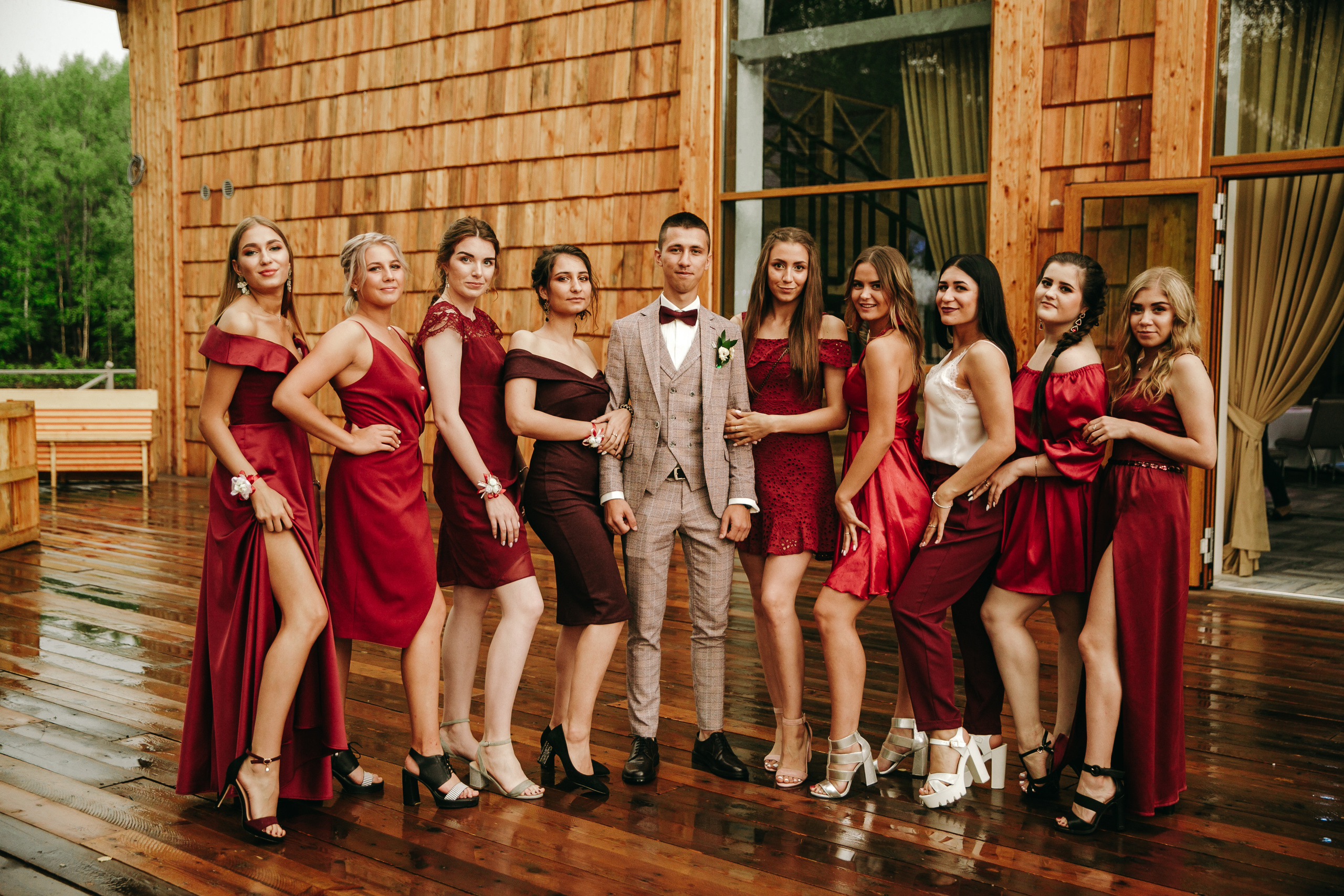 Кирилл и Мария. Солнечный-Холдоми. Выездная регестрация + постановка с гостями. Свадебный фотограф в Хабаровске