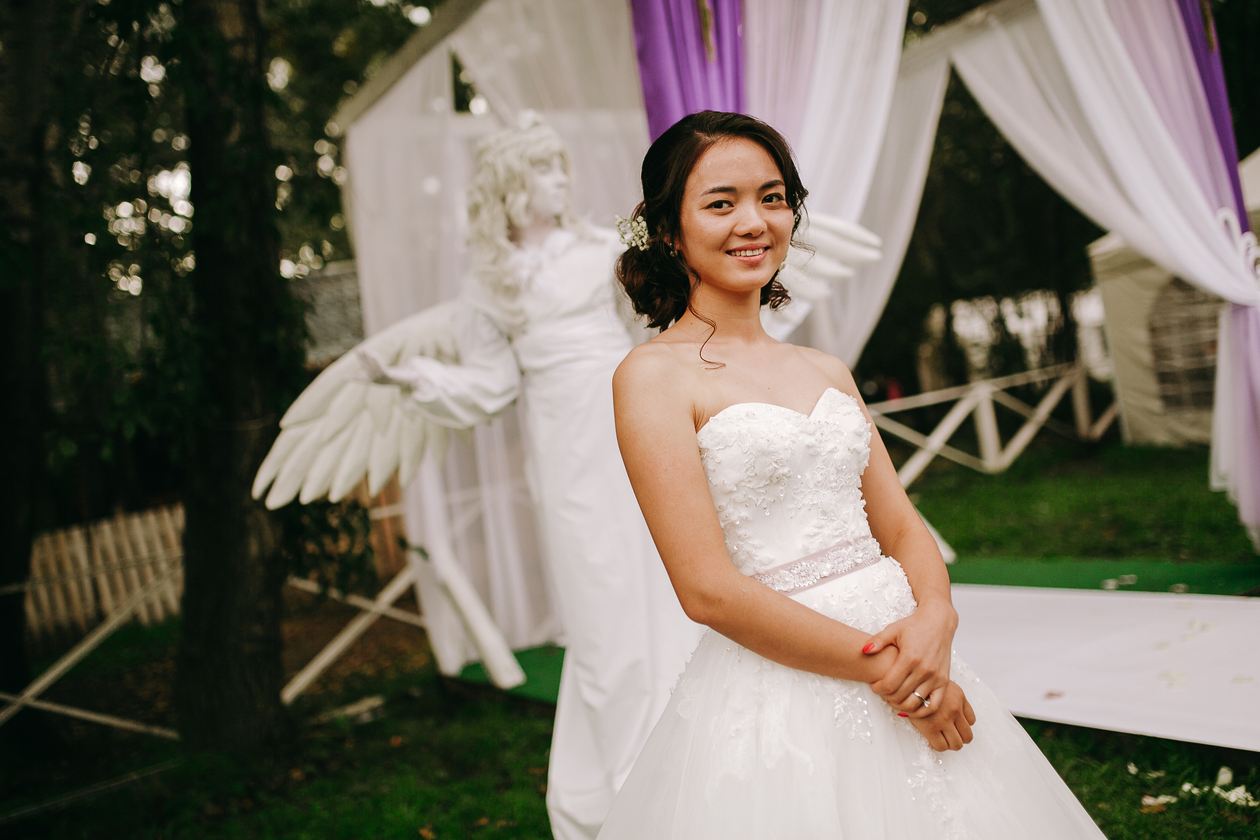 Русско-китайская свадьба. Он — русский. Она — китаянка. Комсомольск. Сентябрь. Свадебный фотограф в Хабаровске