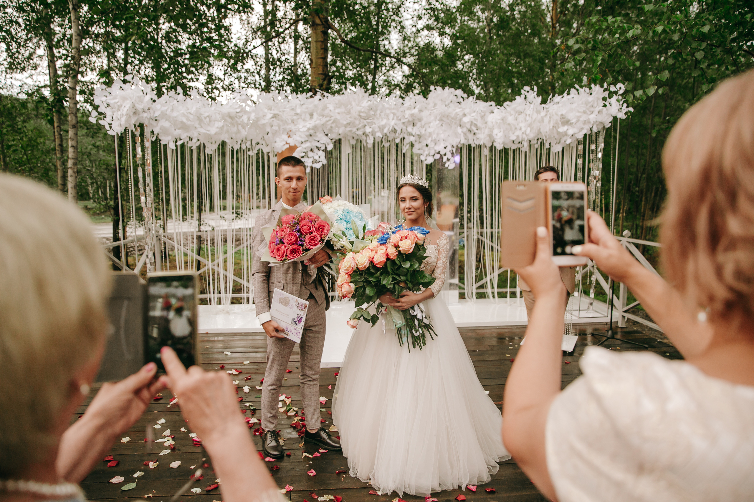 Кирилл и Мария. Солнечный-Холдоми. Выездная регестрация + постановка с гостями. Свадебный фотограф в Хабаровске