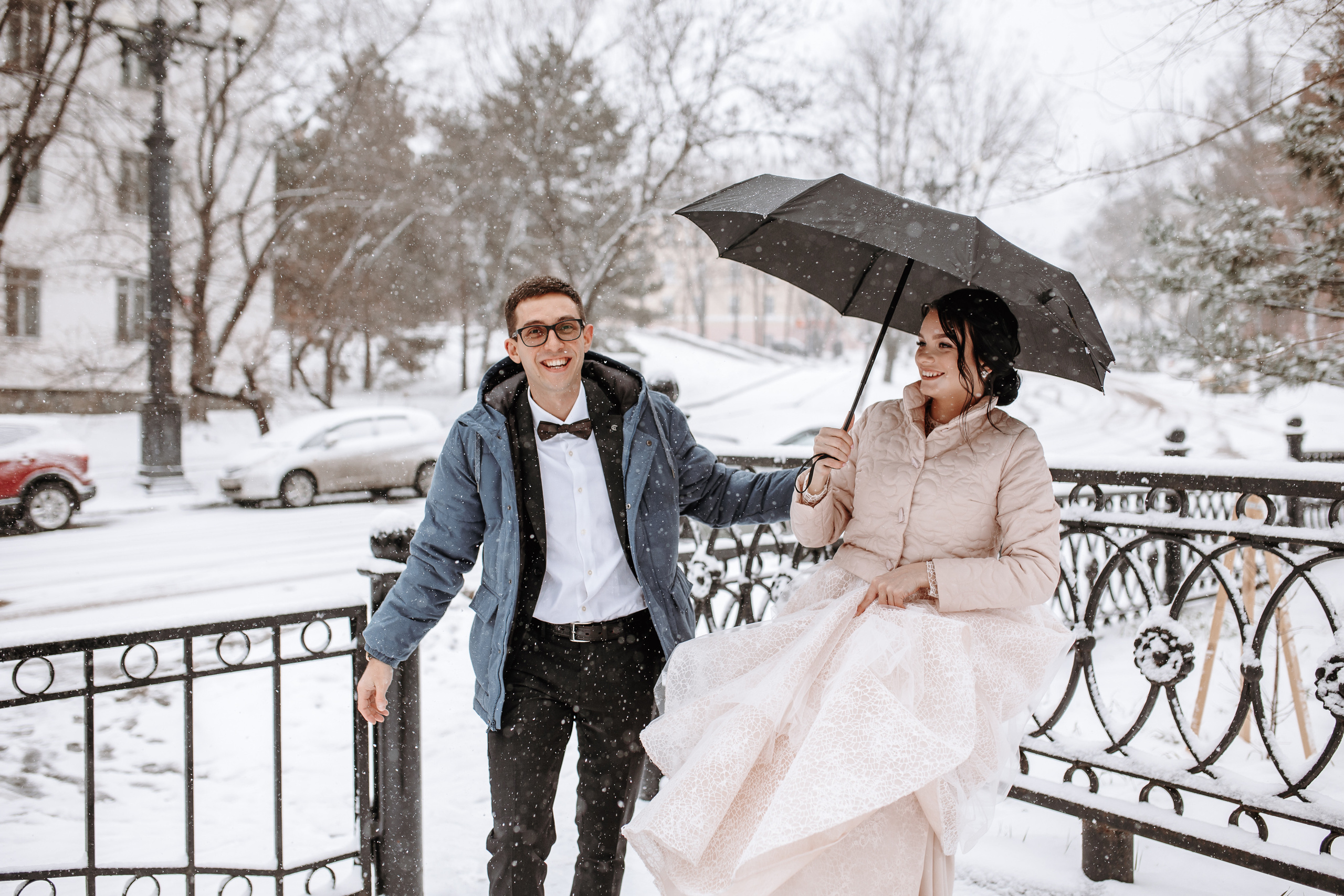 Илья и Яна. Хабаровск. Ноябрь. Немного Прогулка, студия, выездная, банкет. Свадебный фотограф в Хабаровске