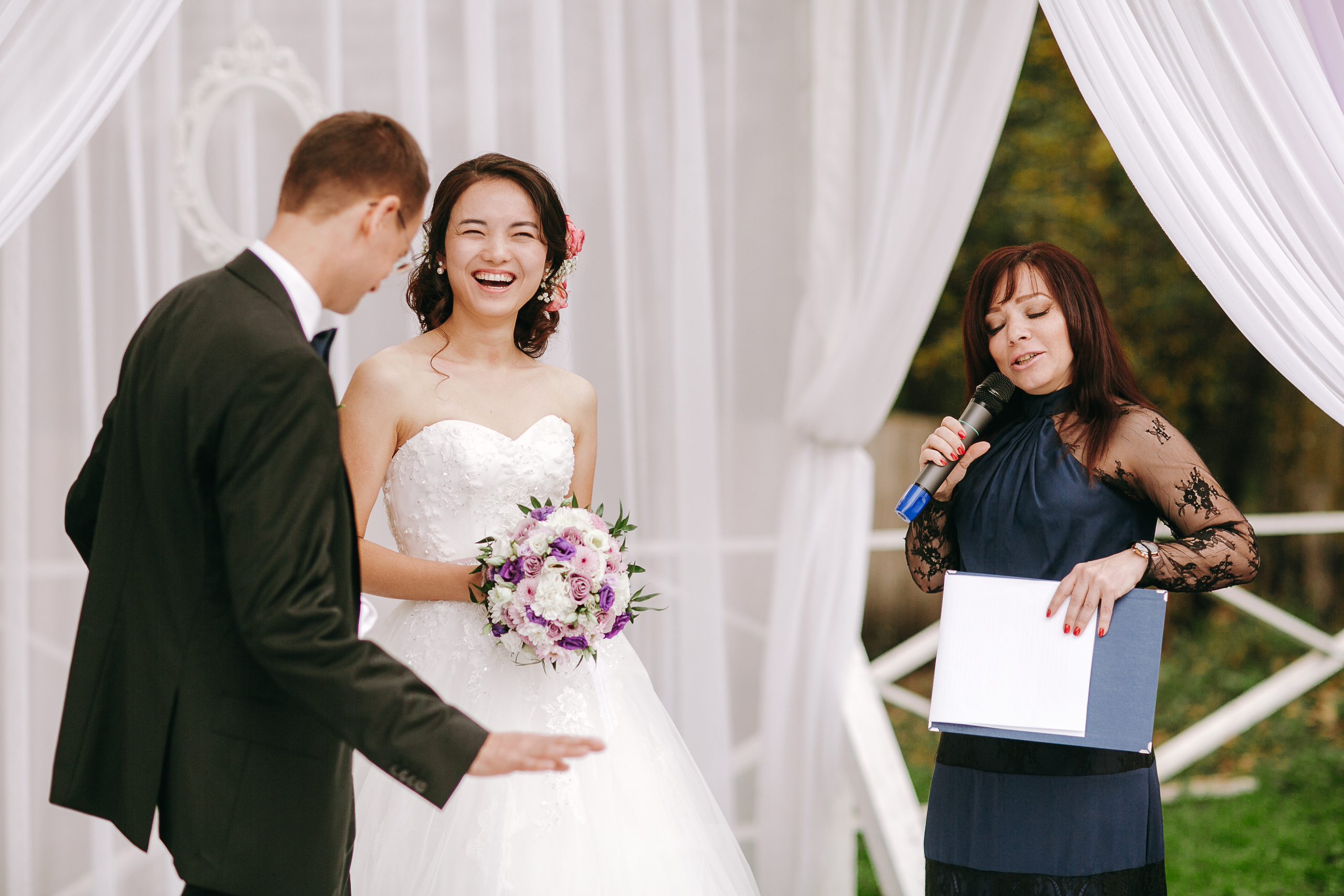 Русско-китайская свадьба. Он — русский. Она — китаянка. Комсомольск. Сентябрь. Свадебный фотограф в Хабаровске