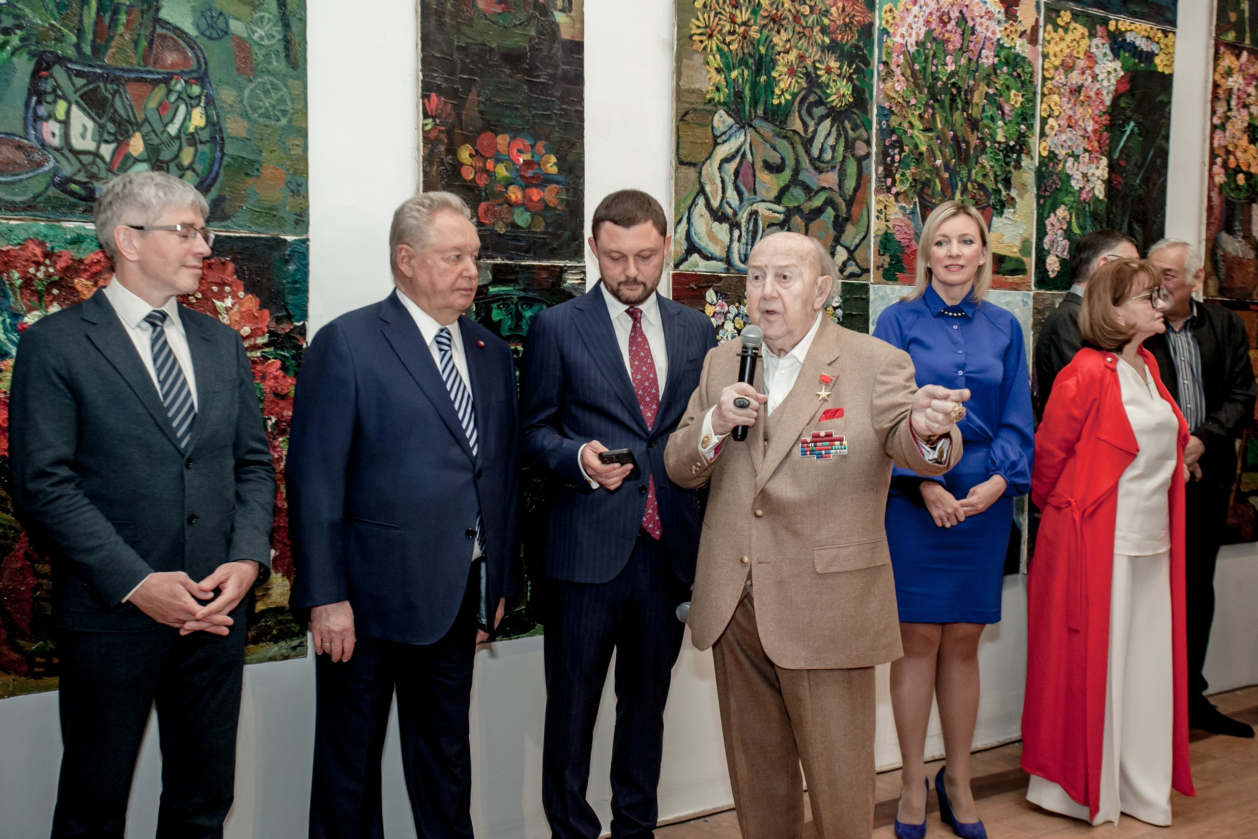 Открытие выставки Зураба Церетели. Art photographer Nino