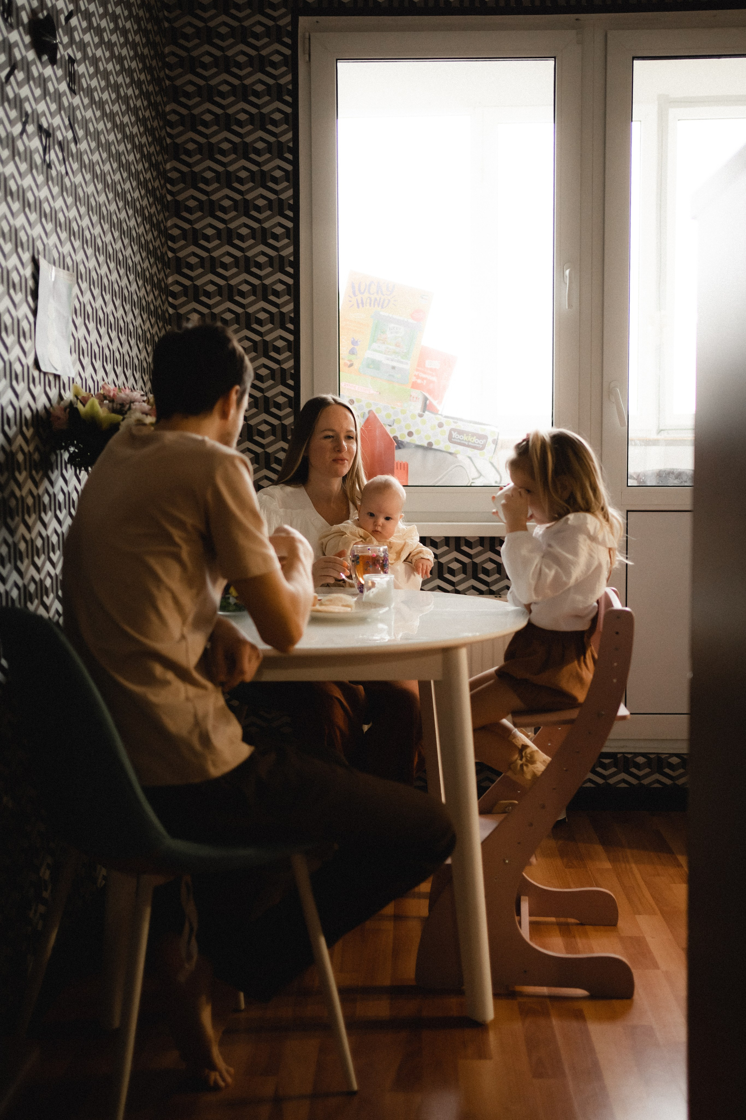 Семейная домашняя фотосессия в Домодедово. Семейный фотограф в Москве и в Домодедово Екатерина Патракова