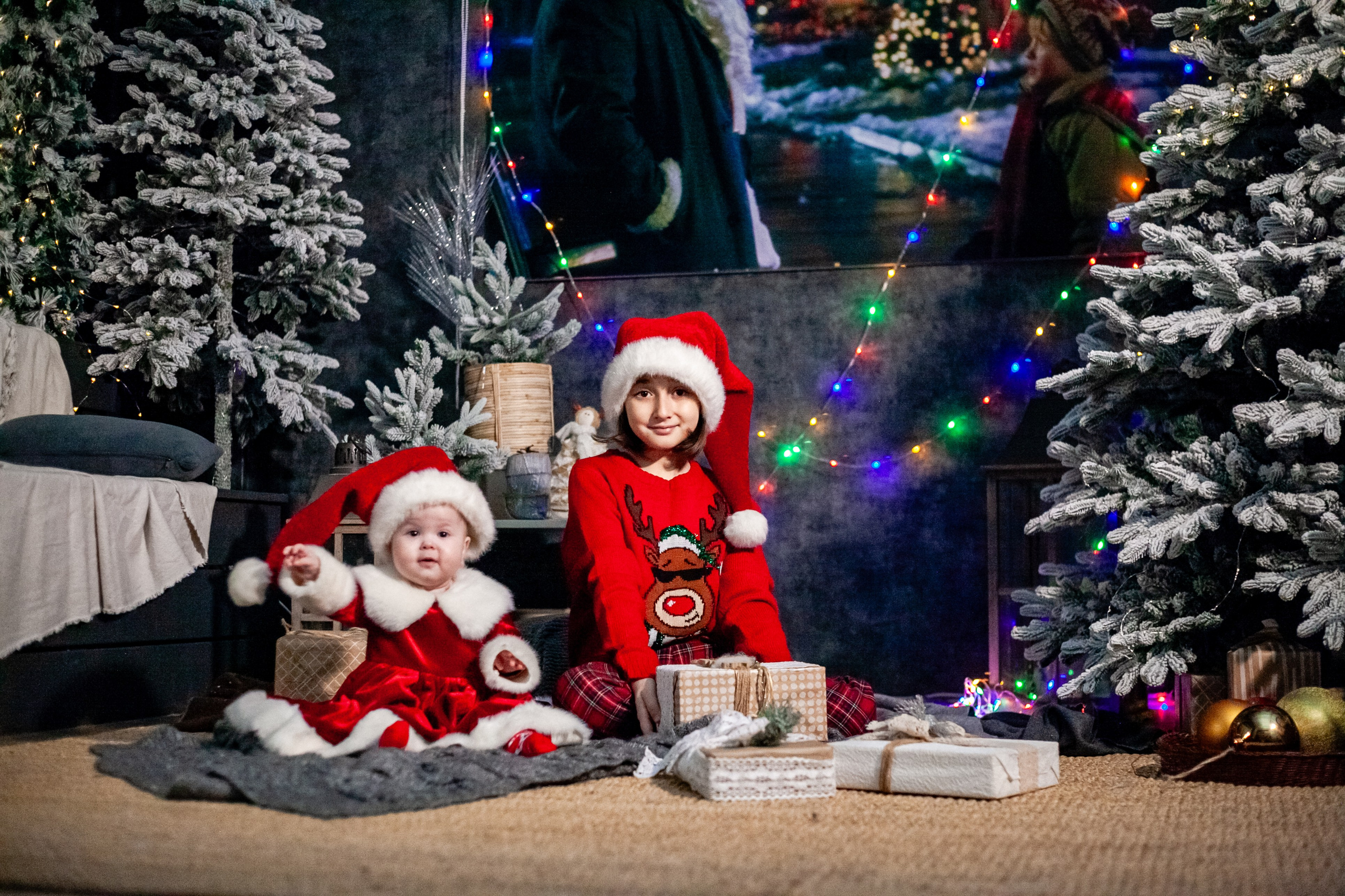 Ульяна и ее семья новый год 2024. Свадебный и семейный фотограф в Армавире