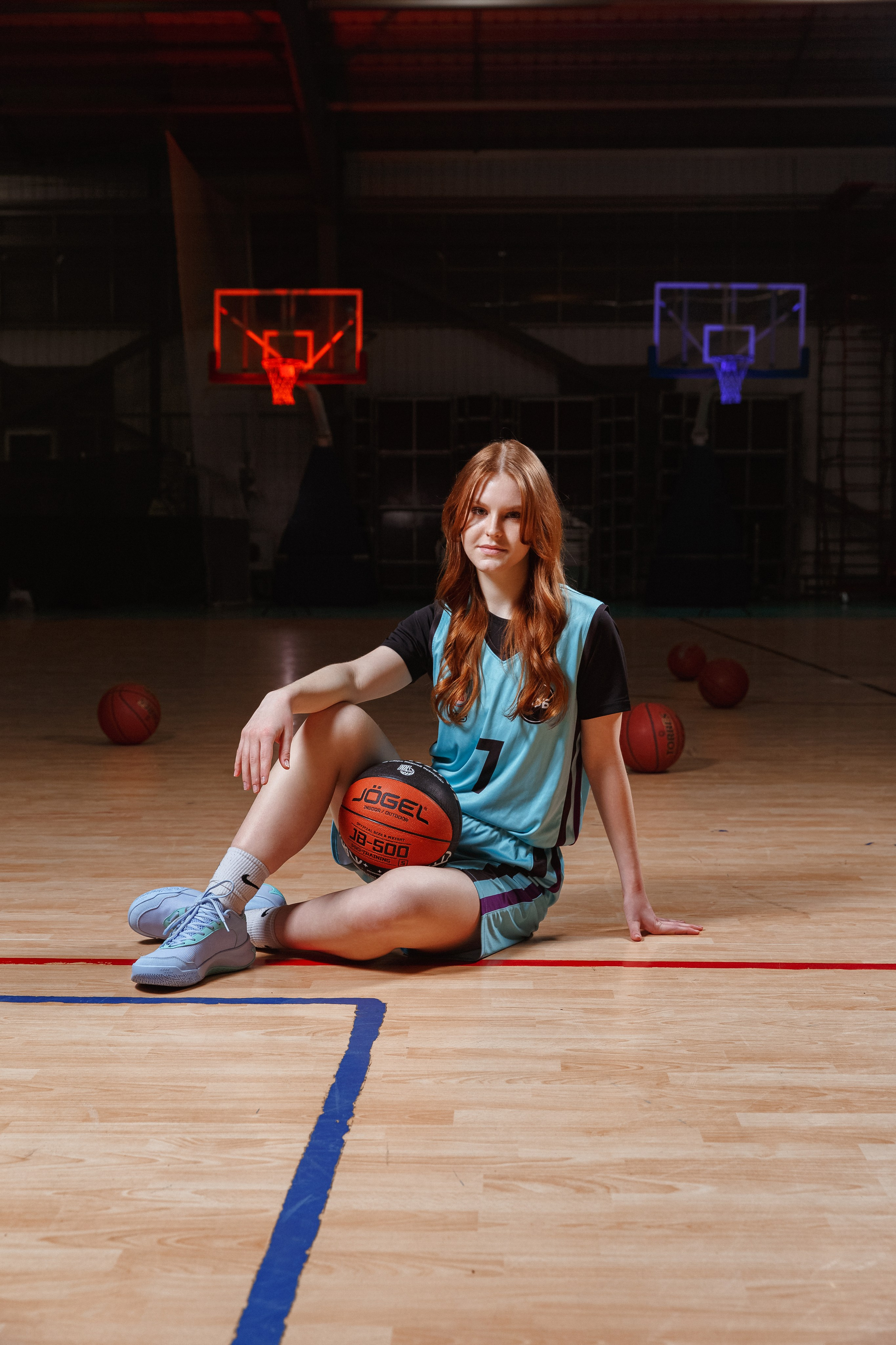 Спортивный портрет в Нижнем Новгороде. Баскетболистка.