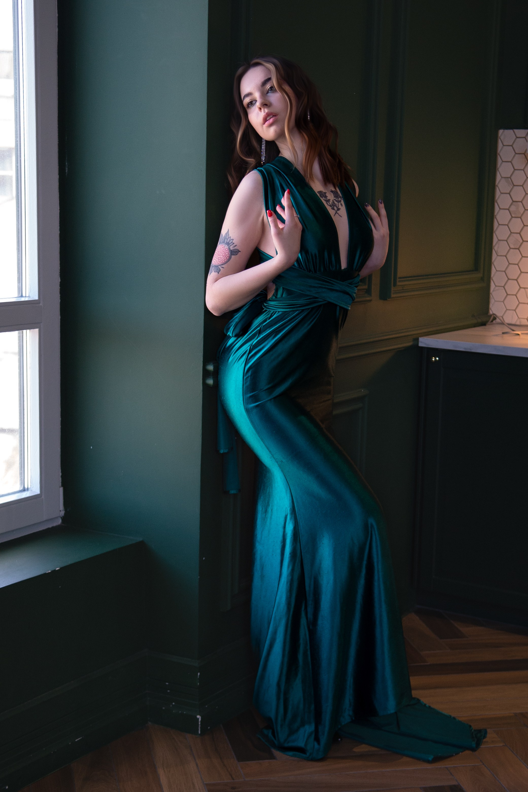 Женский студийный портрет. Организация и проведение фотосъемок в Санкт-Петербурге. Фотограф Смирягин Илья