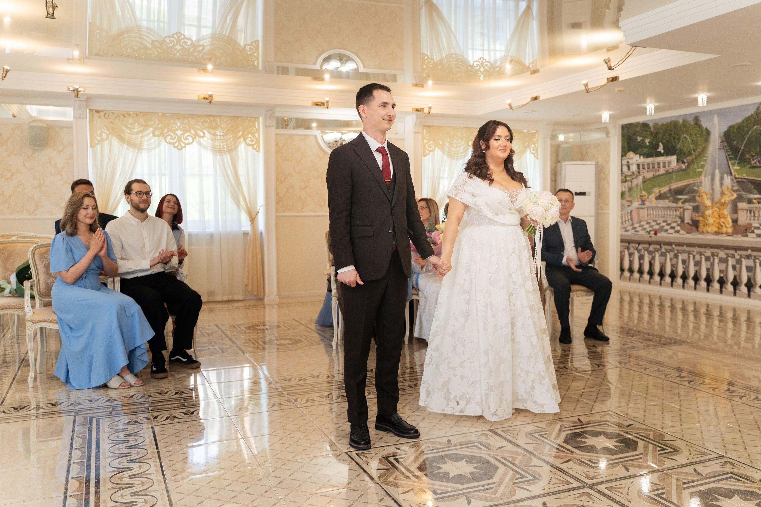История в ЗАГСе Петергофа. Professional photoartist in St. Petersburg (wedding, reportage, portrait, model book, love story) Alexander Shvedov