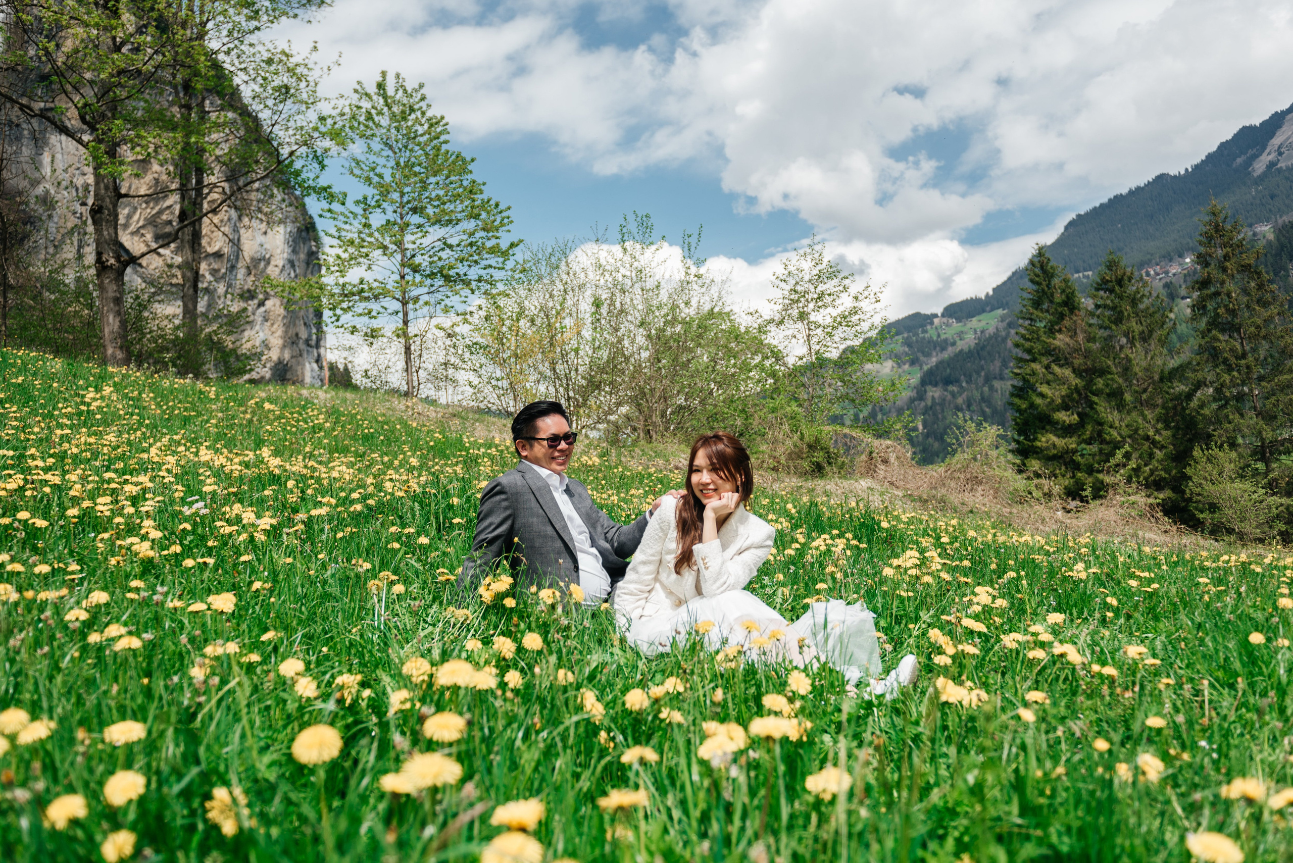 Hazel & Max (Lauterbrunnen, Suisse). Photographe en Suisse et en Europe Anna Alekseenko