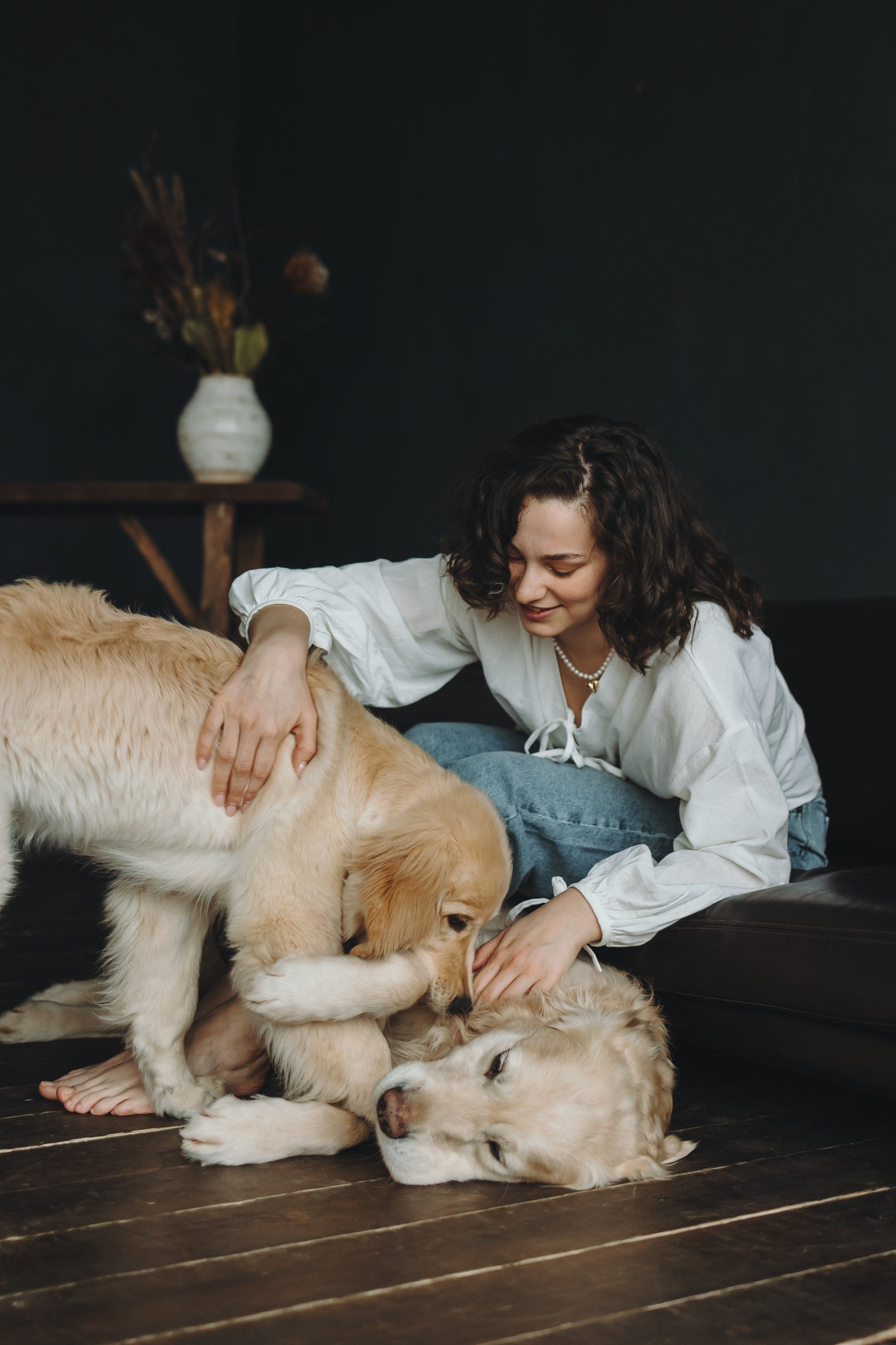 Настя, Арчи и Арагон. Фотограф-анималист в Санкт-Петербурге Алина Яхонт