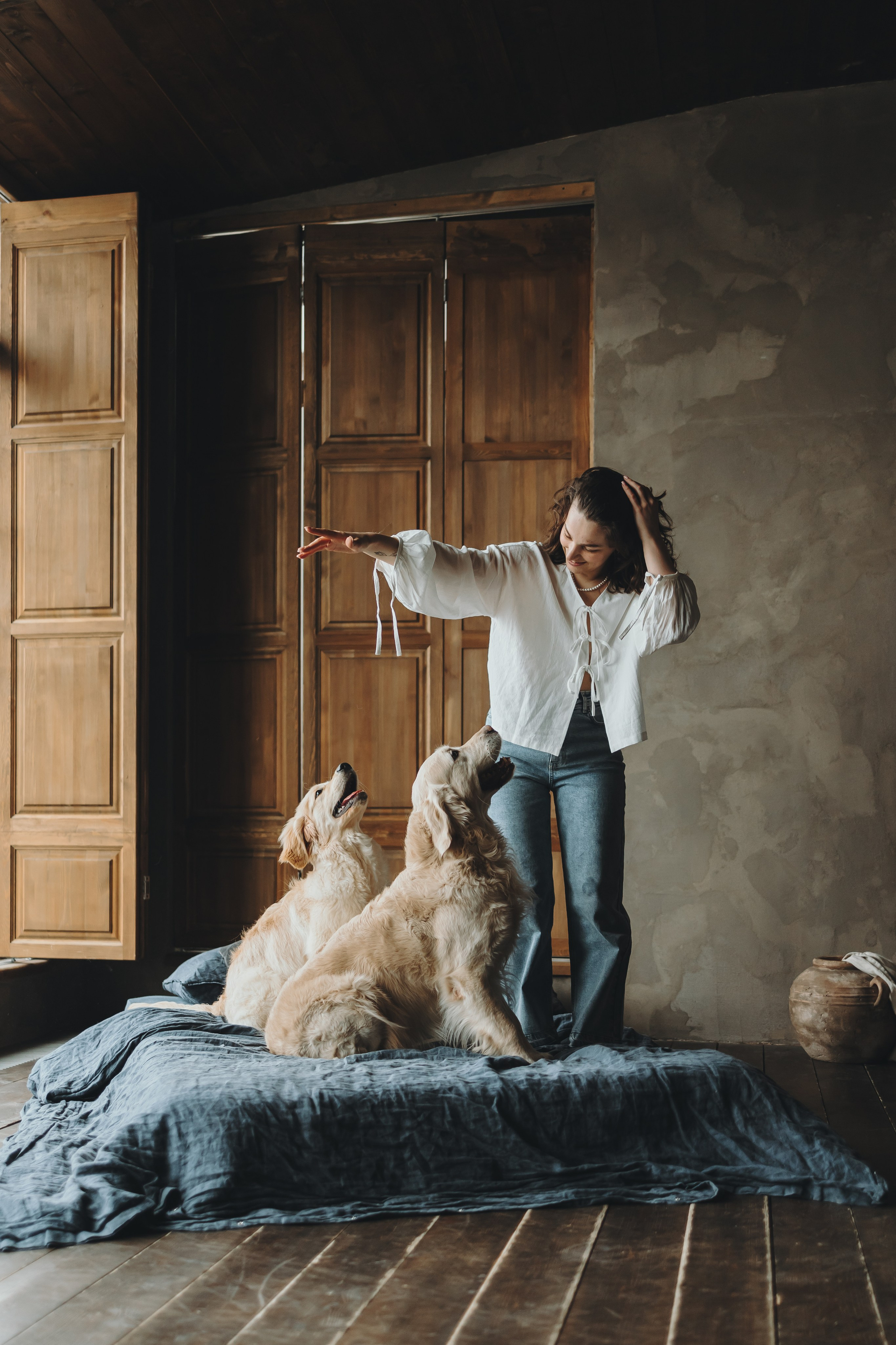 Настя, Арчи и Арагон. Фотограф-анималист в Санкт-Петербурге Алина Яхонт