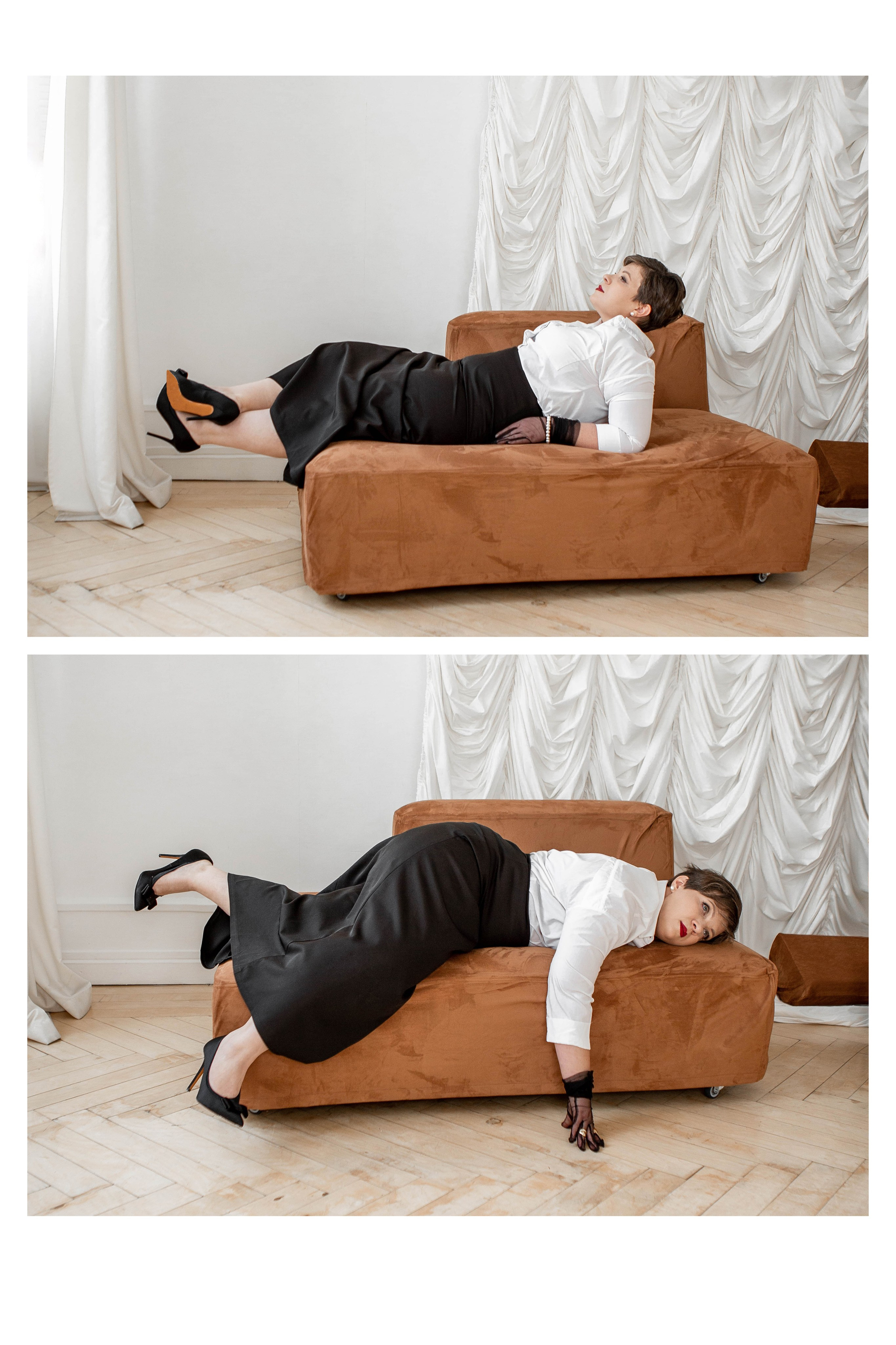 Анна в стиле Ренаты Литвиновой. Фотограф Екатерина Голицына